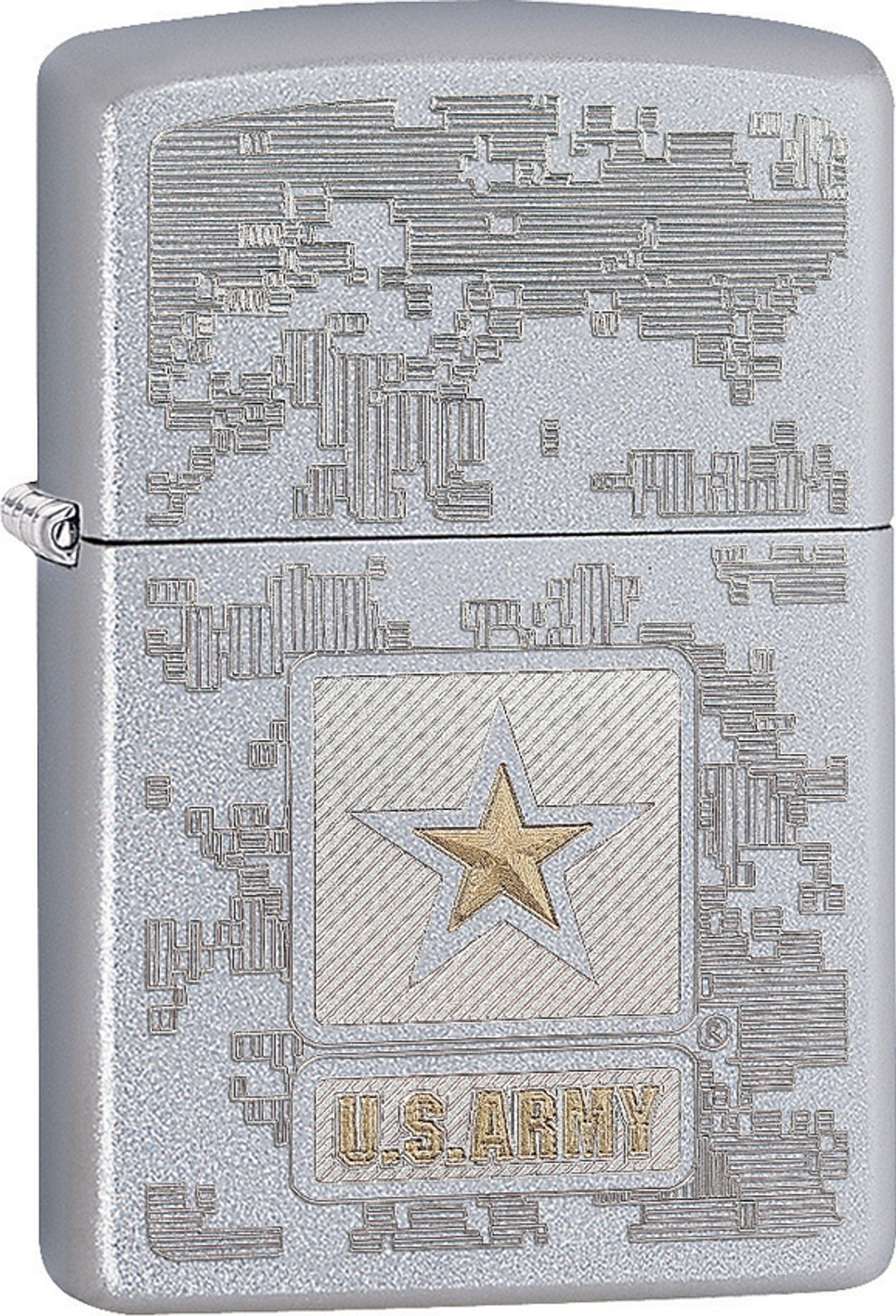 Zippo US Army Map