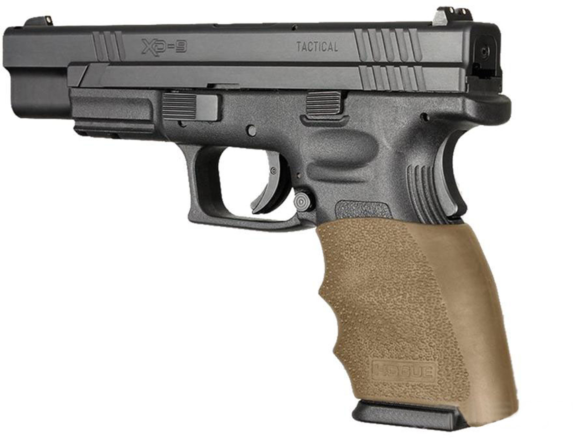 Hogue HandAll Hybrid Handgun Grip Sleeve (Color: Flat Dark Earth / Model: Springfield XD9 9MM, 40S&W, 357SIG )