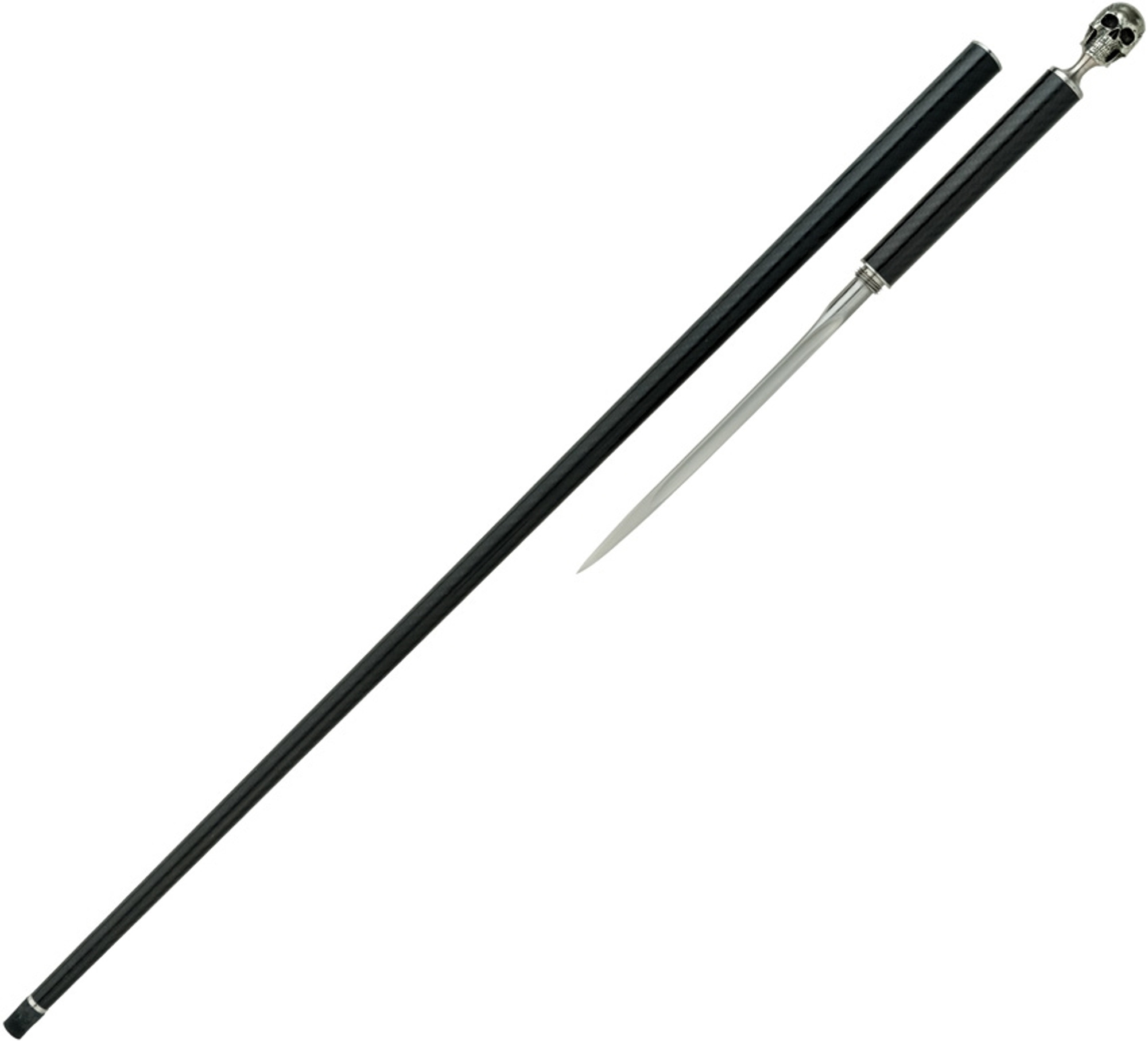 Skull Cane Carbon Fiber