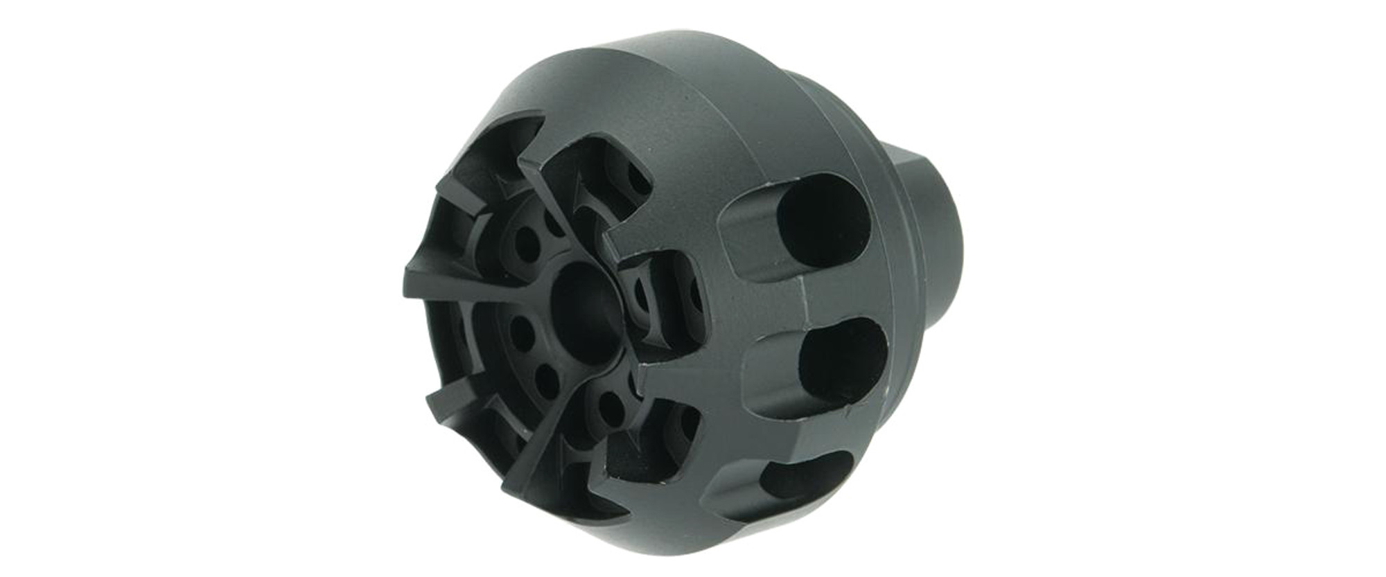 ARES AM-016 Metal Muzzle Break for Airsoft AEG Rifles - 14mm Positive