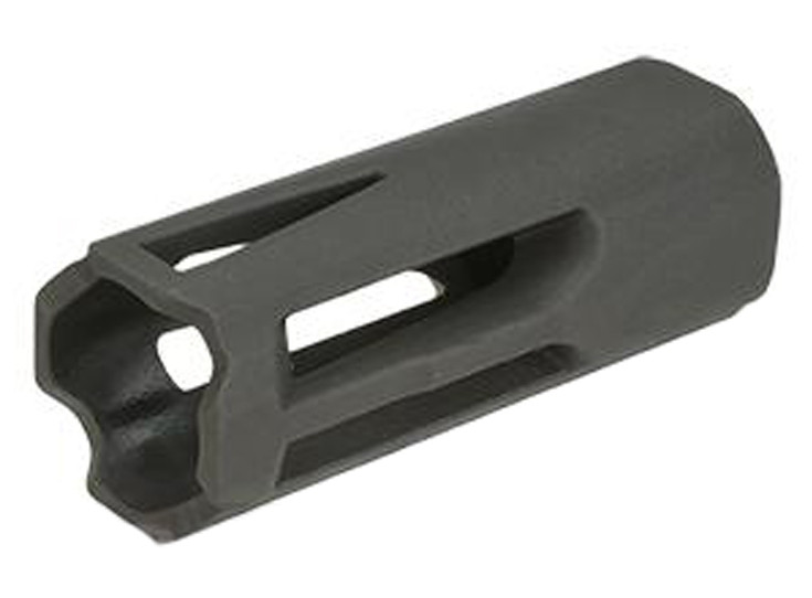 Krytac Black Metal Flash Hider 14mm Negative and Set Screw