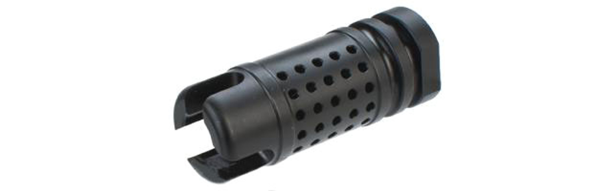 PTS M4SDII Airsoft Flash Compensator (Thread: 14mm Positive)