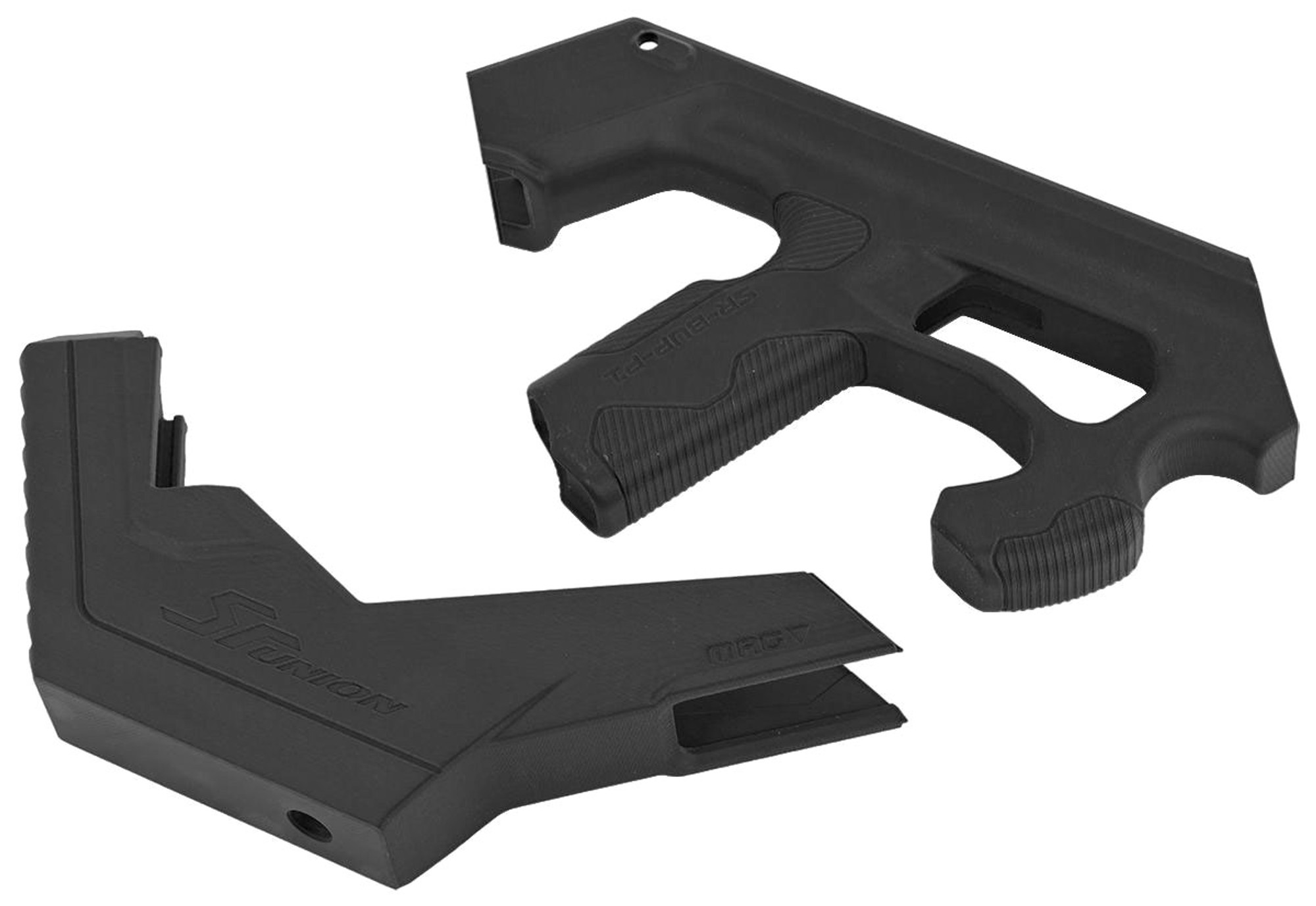 SRU SCAR-L 3D Printer Bullpup Carbine Kit for WE-Tech Mk16 / SCAR-L Gas Blowback Airsoft Rifles (Color: Black)