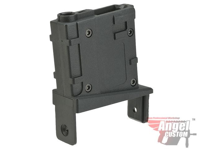 Angel Custom Magazine Adapter for Firestorm / Thundestorm Airsoft AEG Drum Magazines (Version: M4 / Black)
