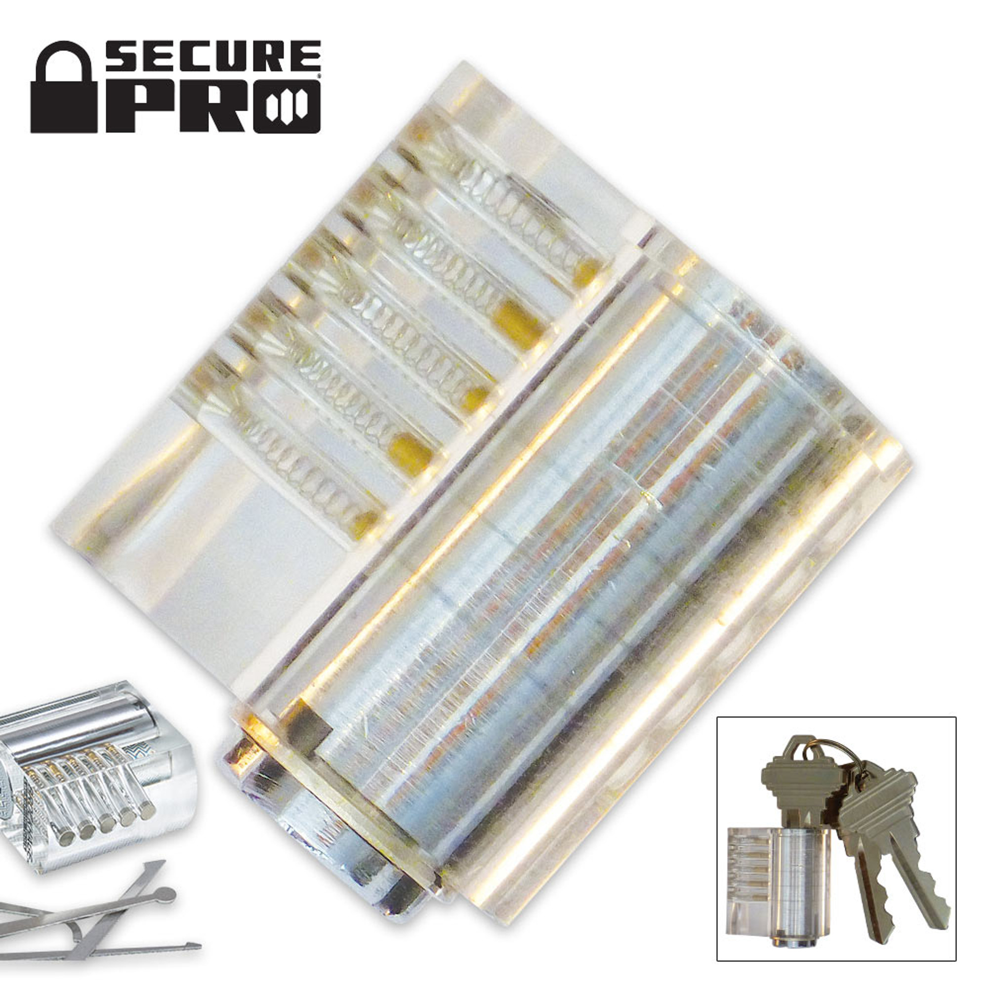 Secure Pro Clear Standard Pin Practice Lock