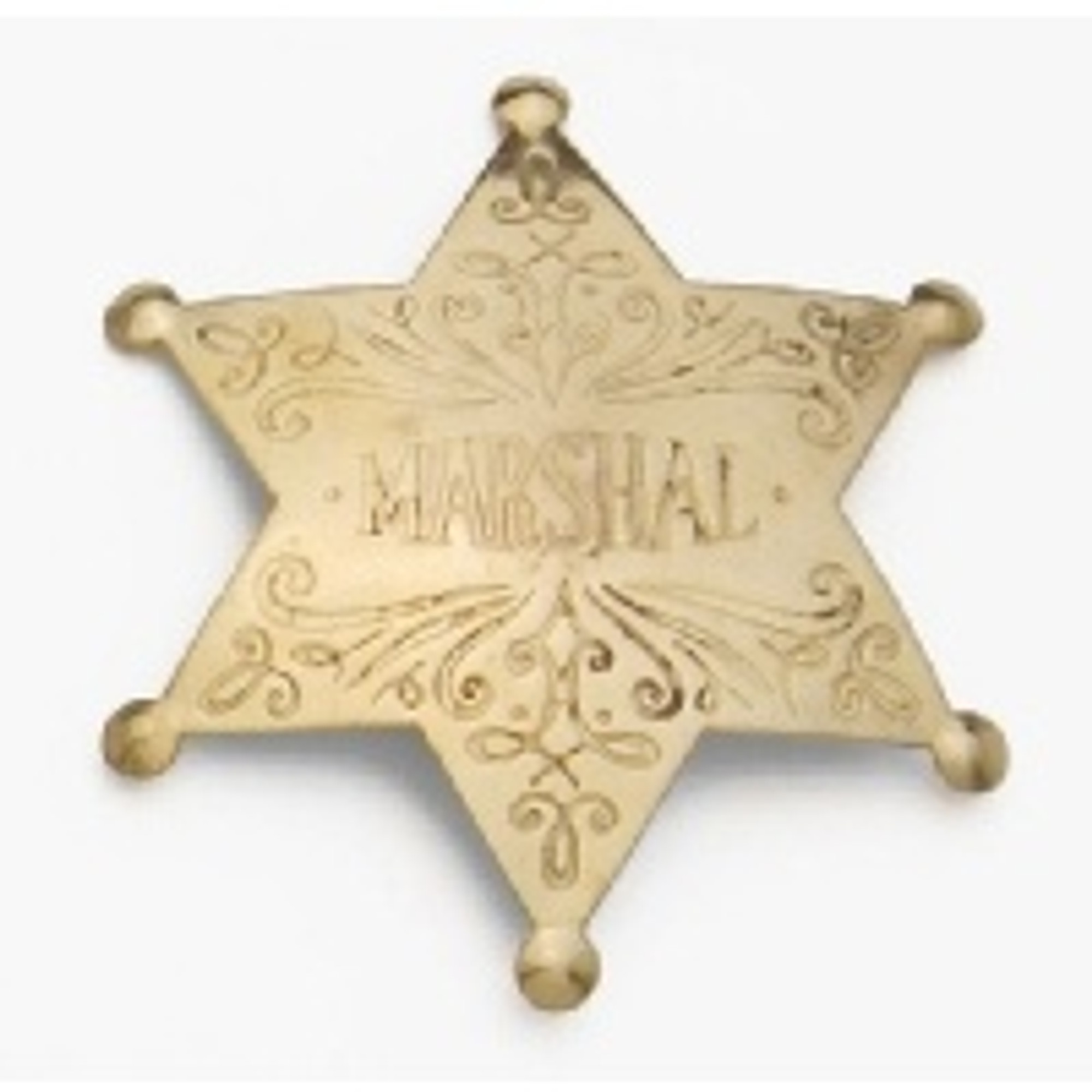 Badge - Marshall - Brass
