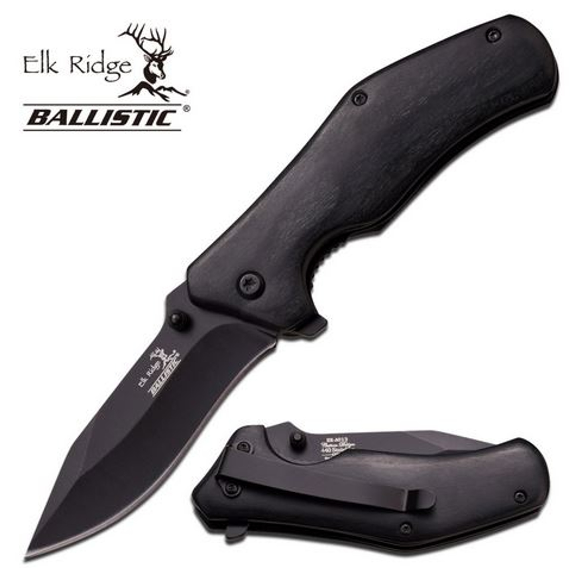 Elk Ridge ERA013BK Wood Assisted Open -Black