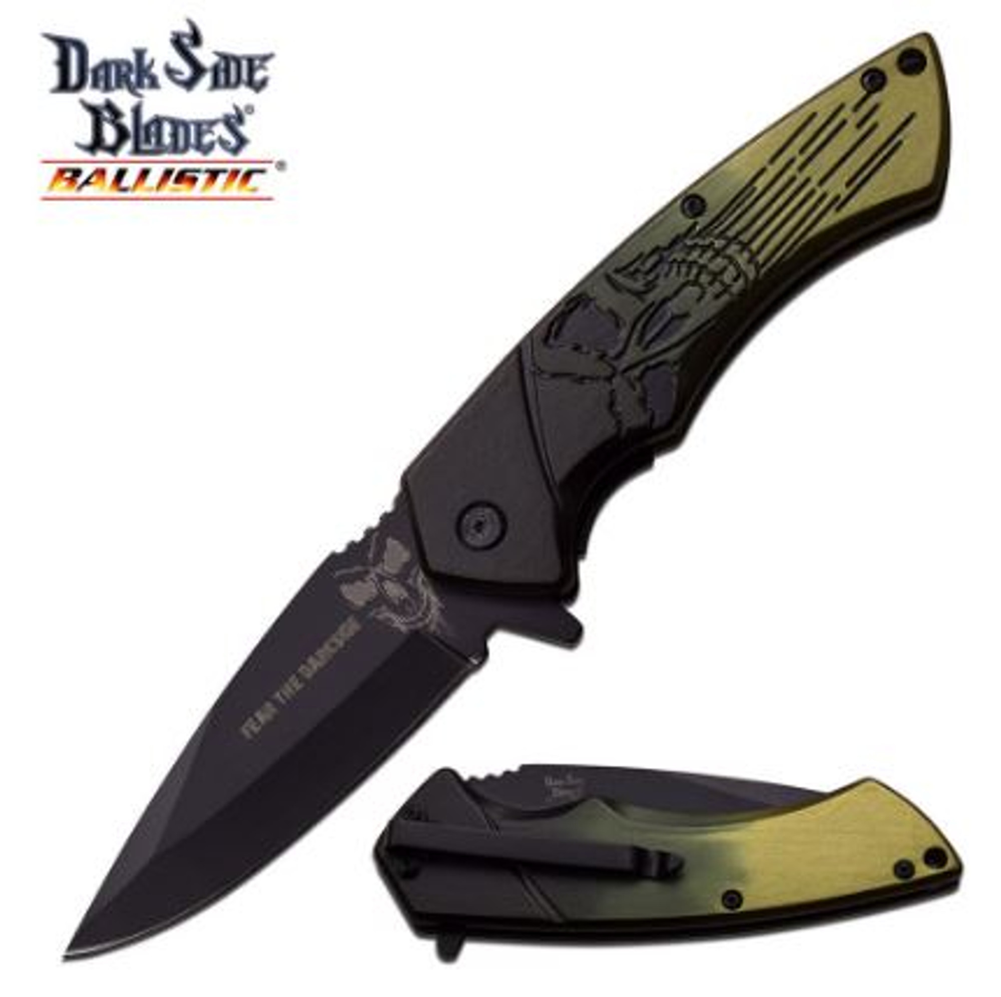 Master Dark Side DSA053GN Folding Knife Assisted