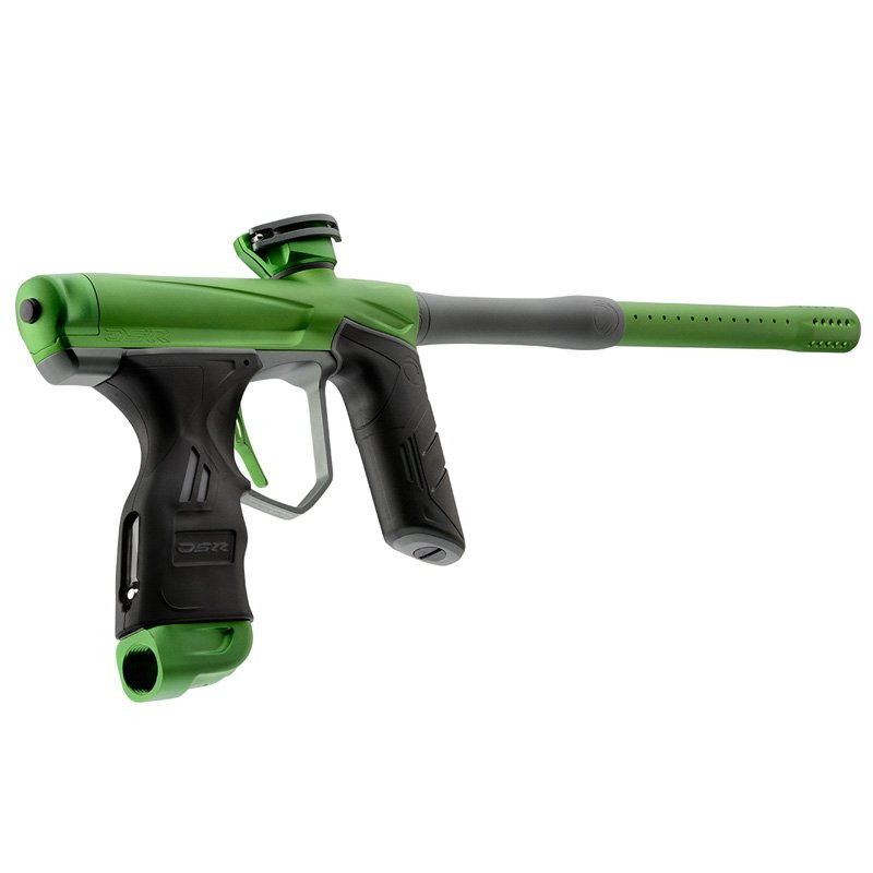 DYE DSR Paintball Gun Green Machine Lime/Gray Hero Outdoors