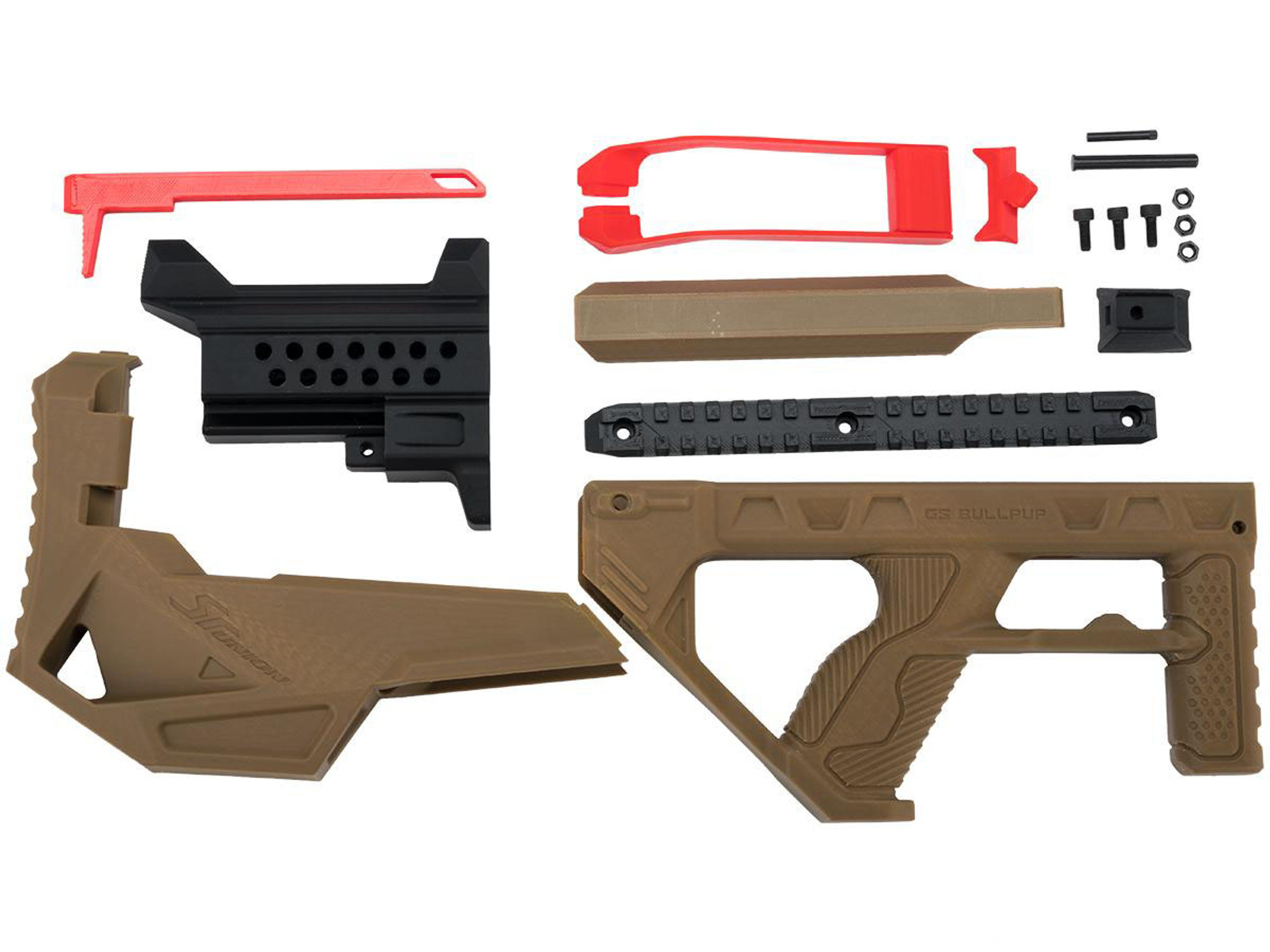 SRU 3D Printed Bullpup Conversion kit for GHK G5 Gas Blowback Rifle (Color: Tan)
