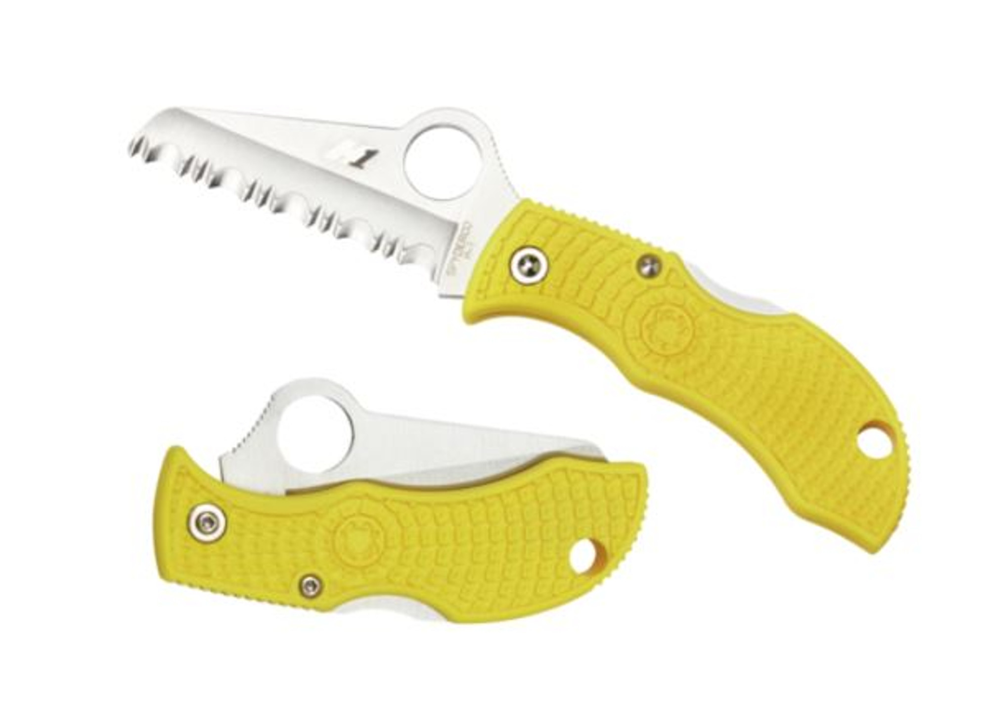 Spyderco MYLS Manbug Salt H1 SpyderEdge, Yellow FRN