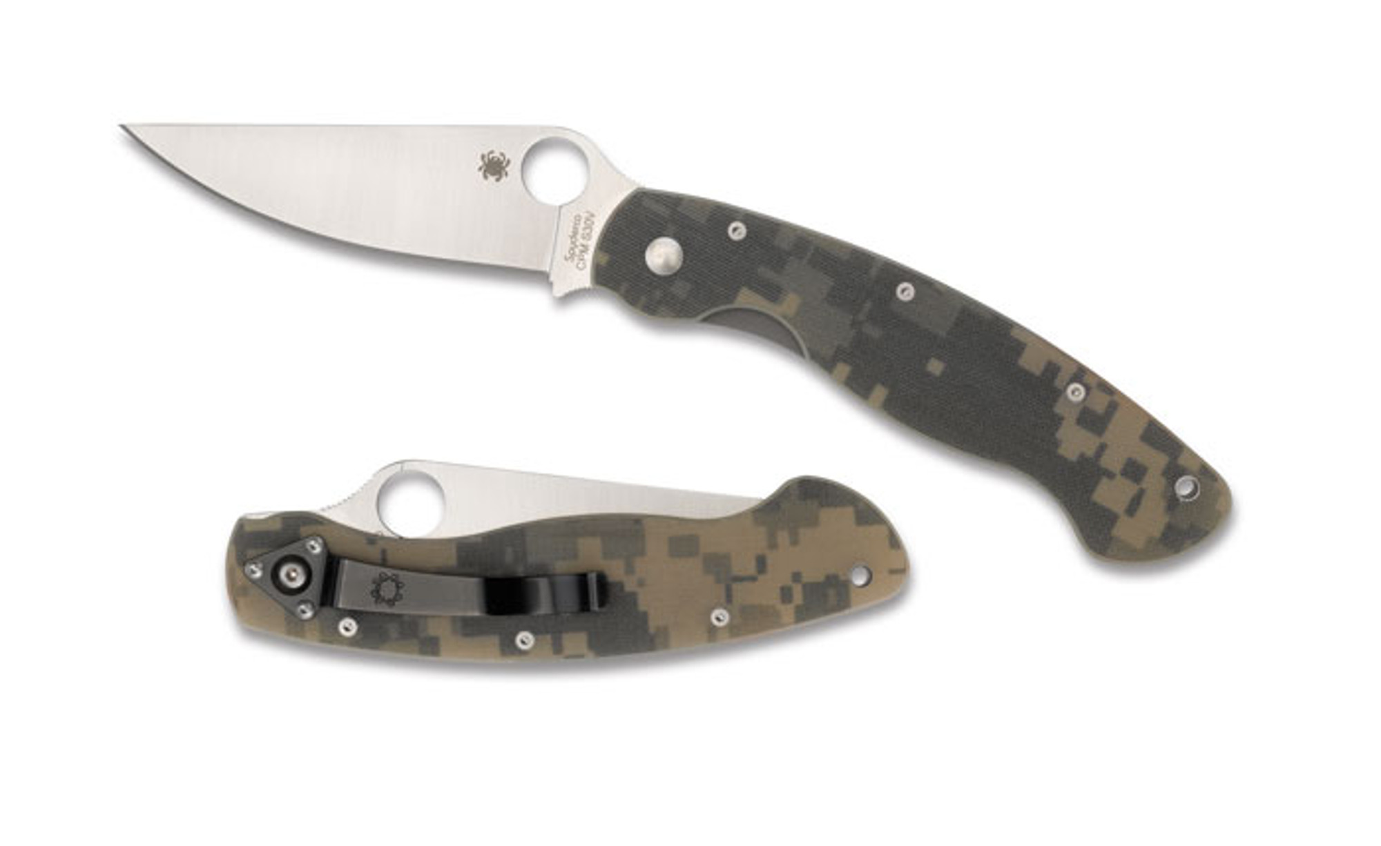 Spyderco C36GPCMO Military Digi-Camo G-10 S30V Folding Knife