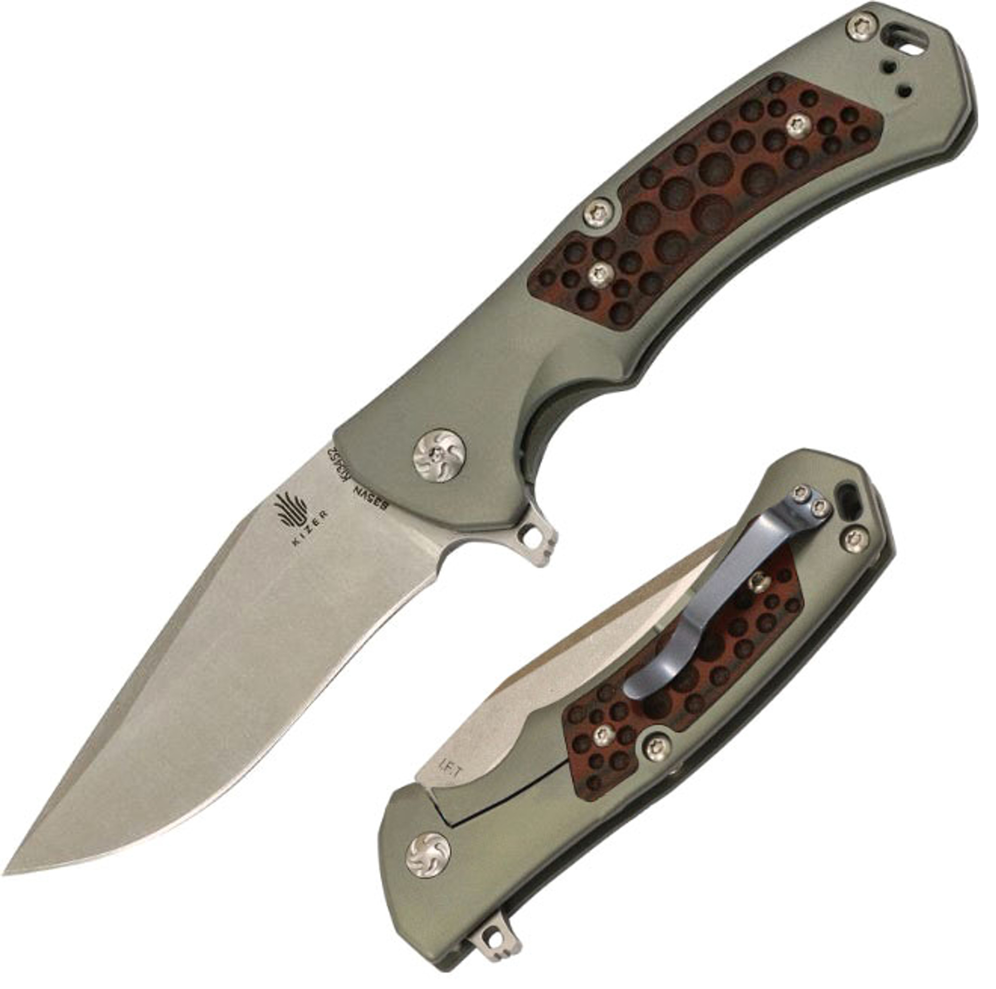 Kizer IFTL Framelock, S35VN, Titanium