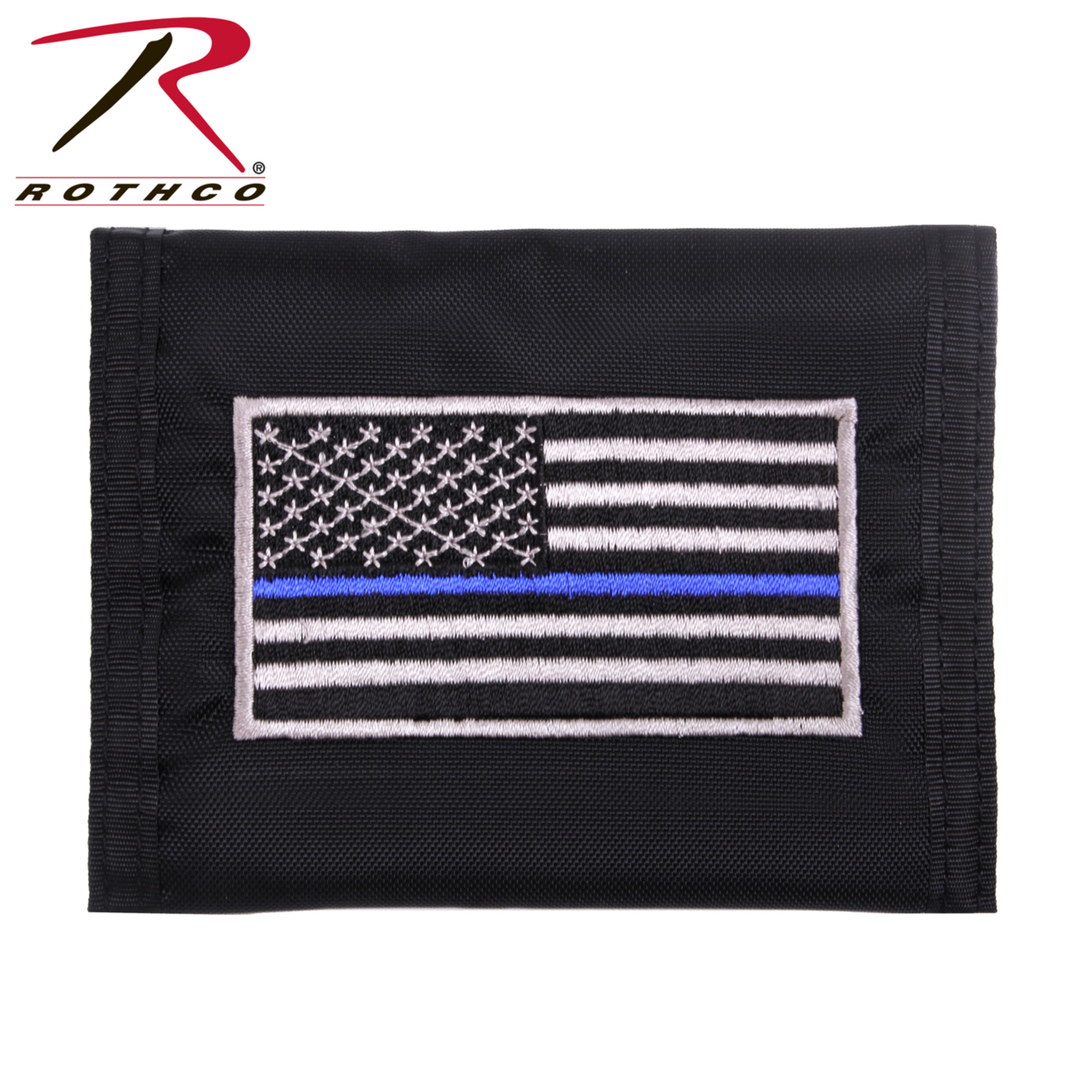 Rothco Thin Blue Line Flag Nylon Commando Wallet