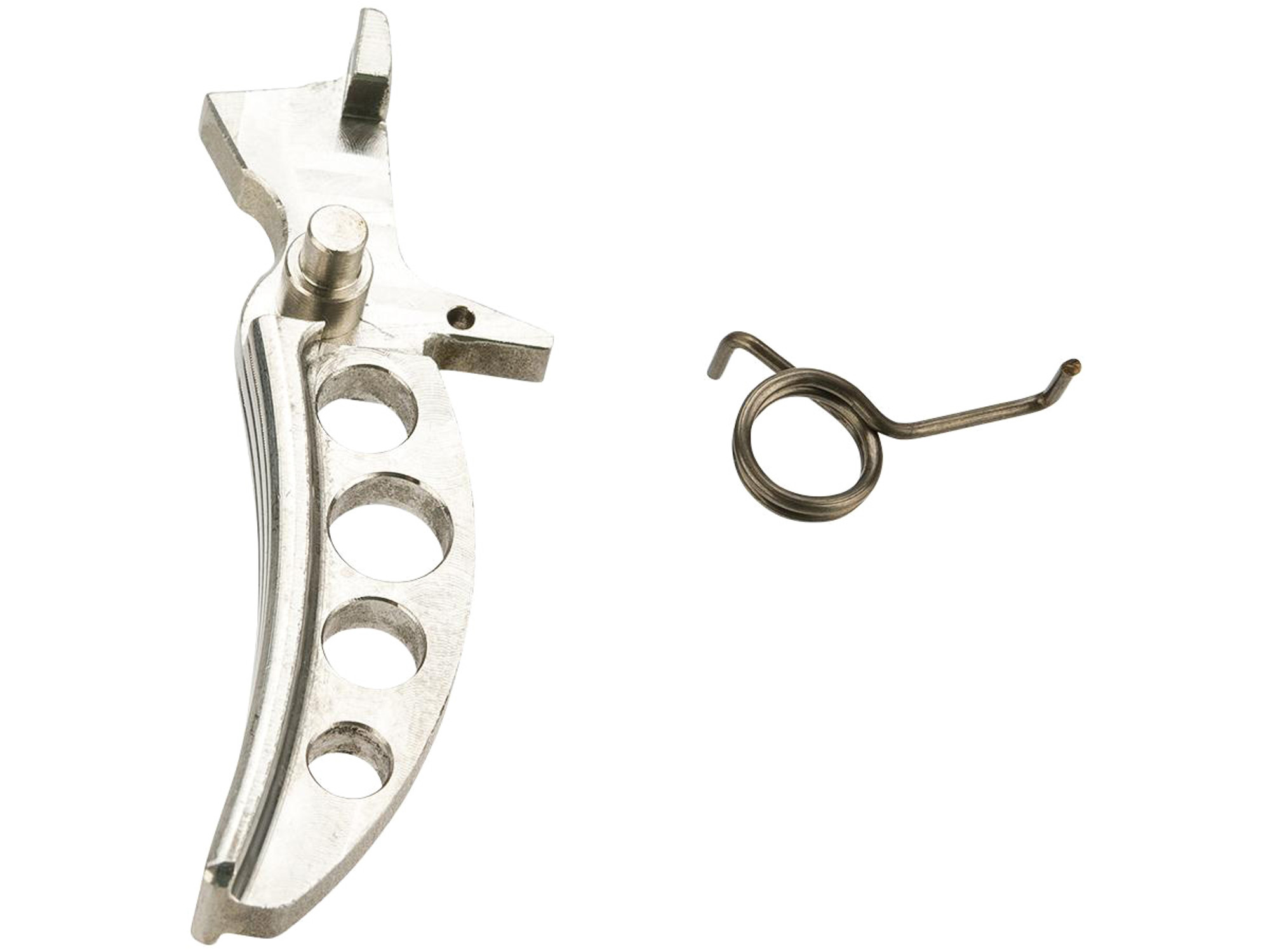 G&P Stainless Steel Lightened Curved Trigger for M4/M16 Airsoft AEGs