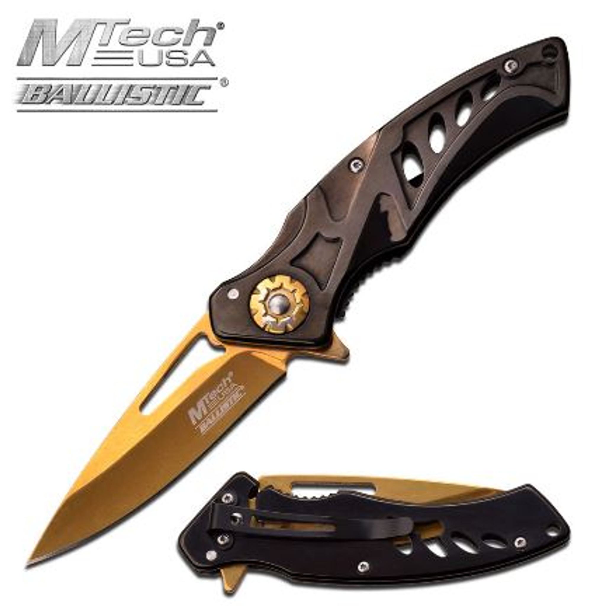 Mtech MTA917BG Folding Knife Assisted Opening