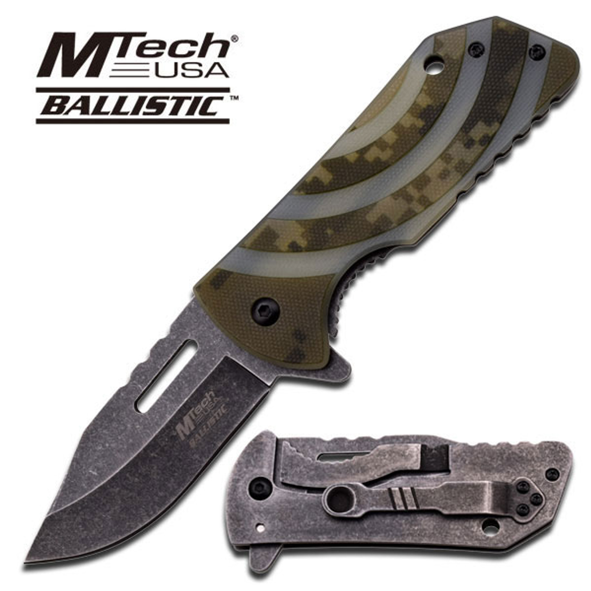 MTech USA A850DG Digi Camo Assisted Opening