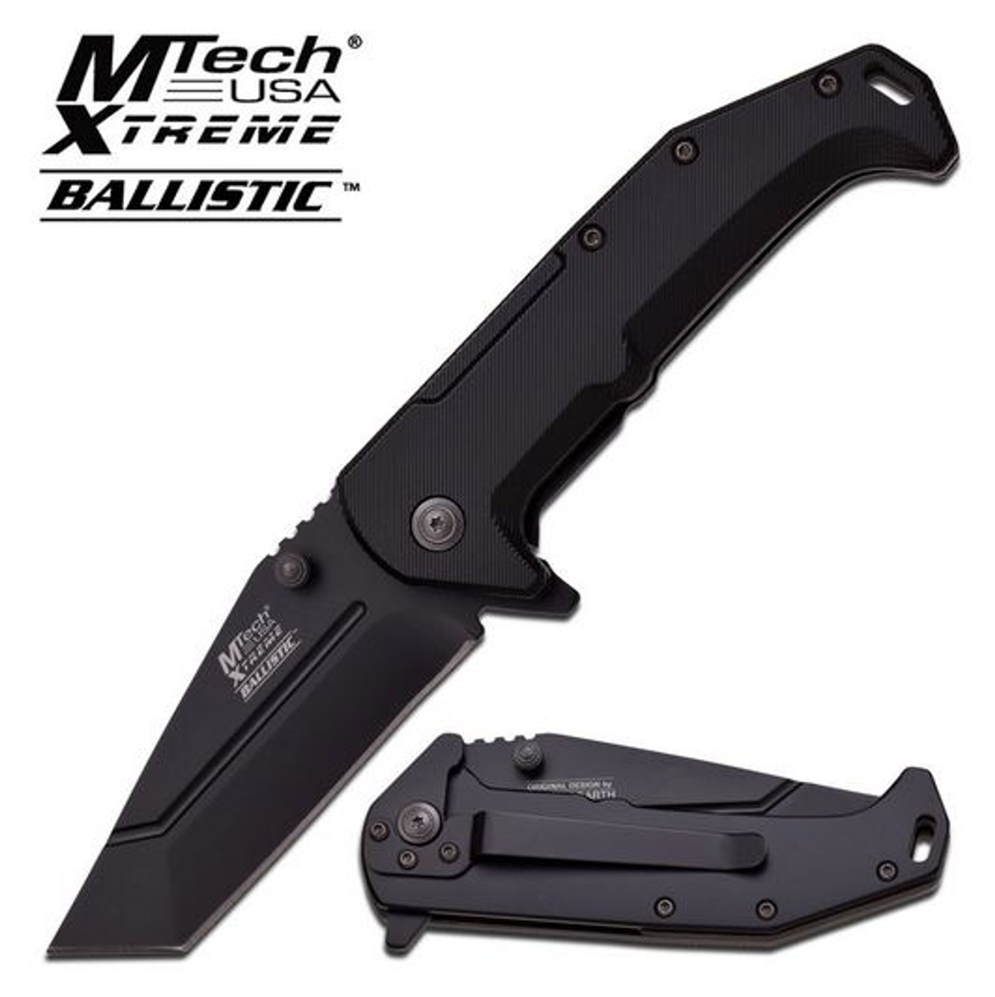 MTech Xtreme A820BK Black Tanto Framelock