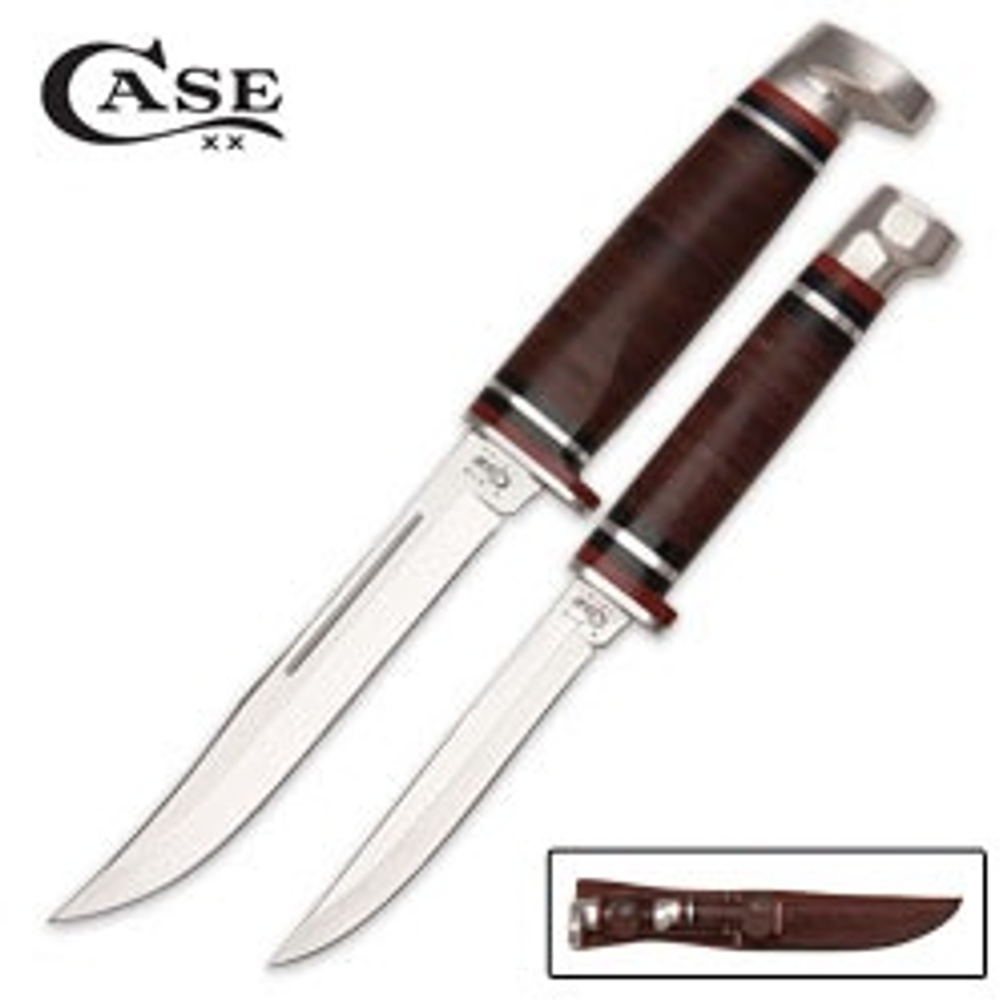 Case Leather Two Knife Set Case Leather Two Knife Set