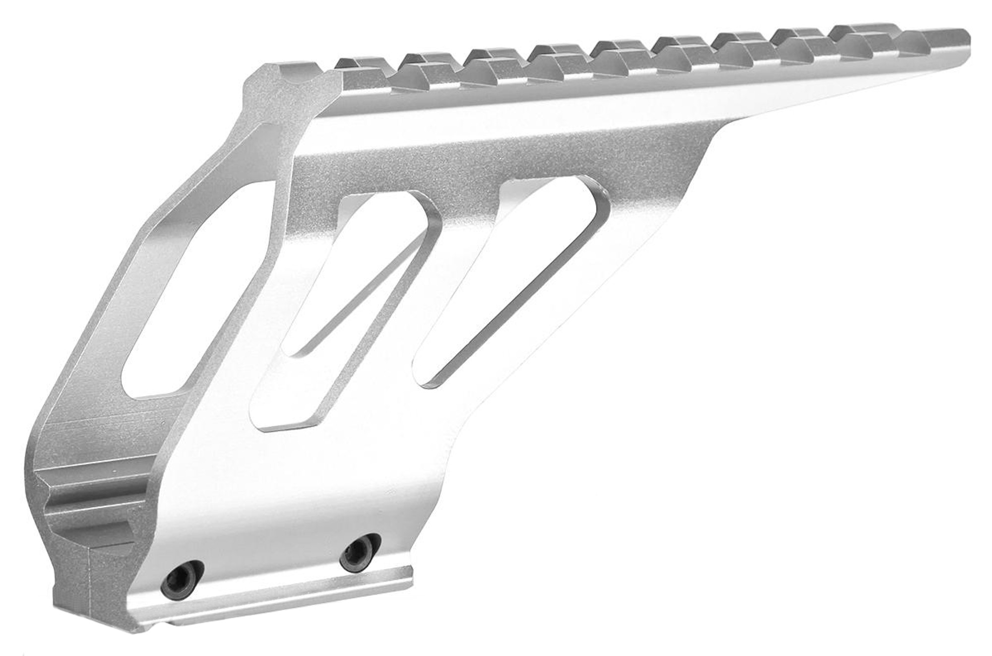 ASG CNC Machined Aluminum Rail Mount for ASG CZ SP-01 Airsoft Pistols - Silver