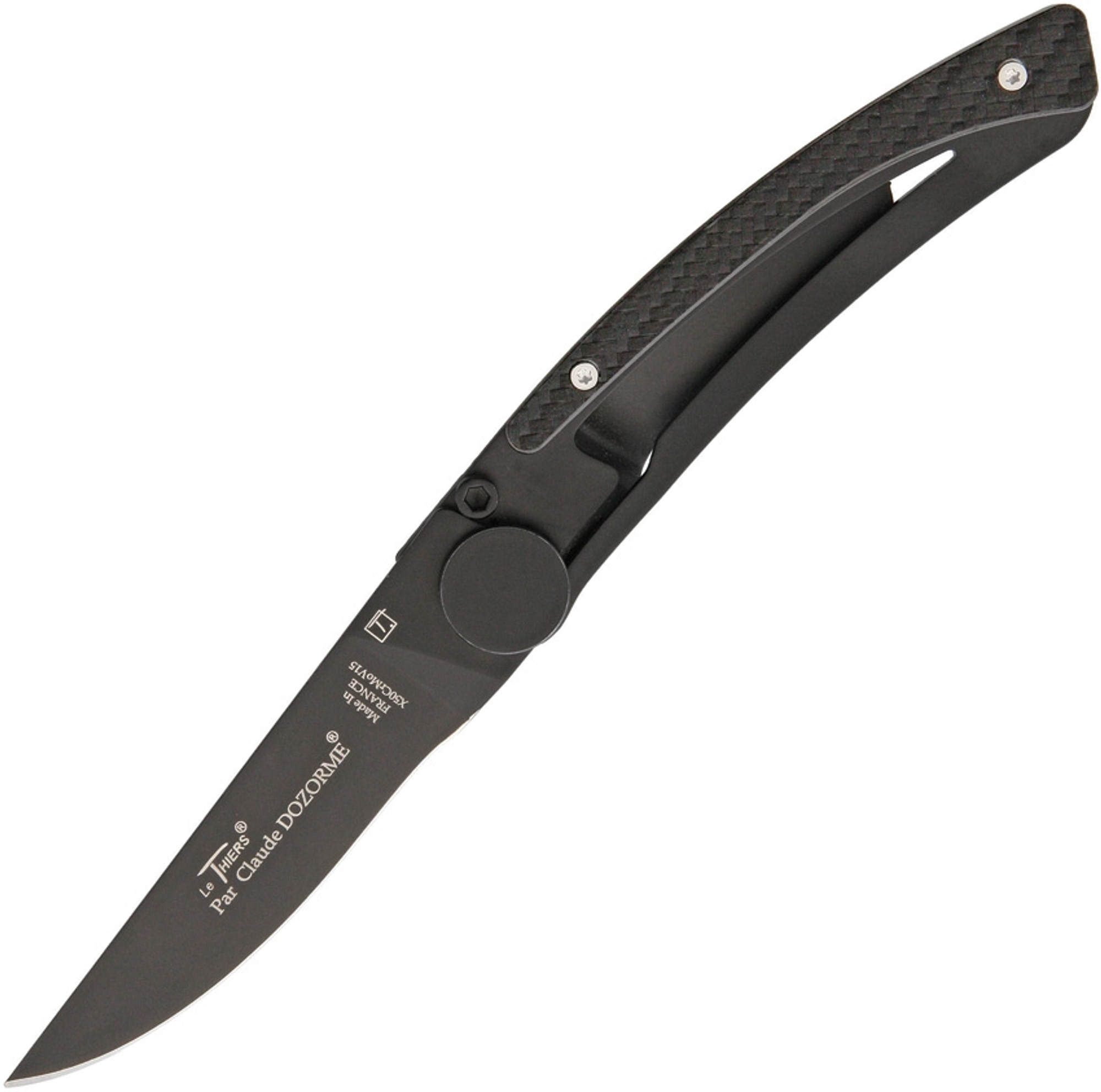 Thiers Linerlock Black CF