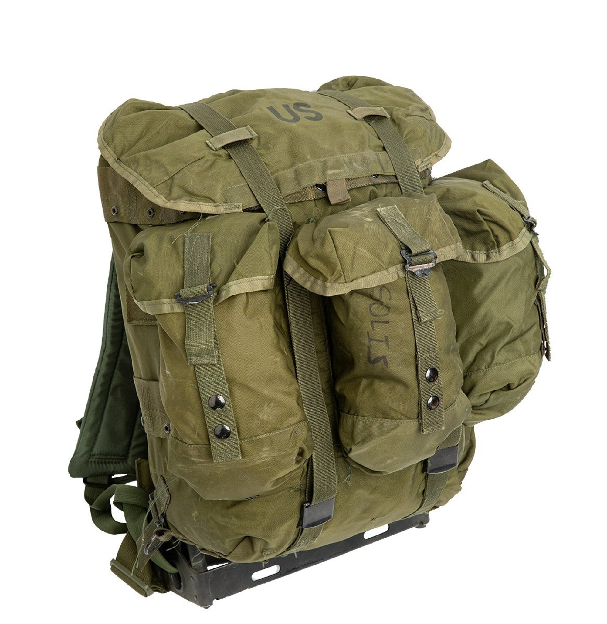 U.S. Armed Forces Medium Alice Pack Used w/Frame - Olive Drab