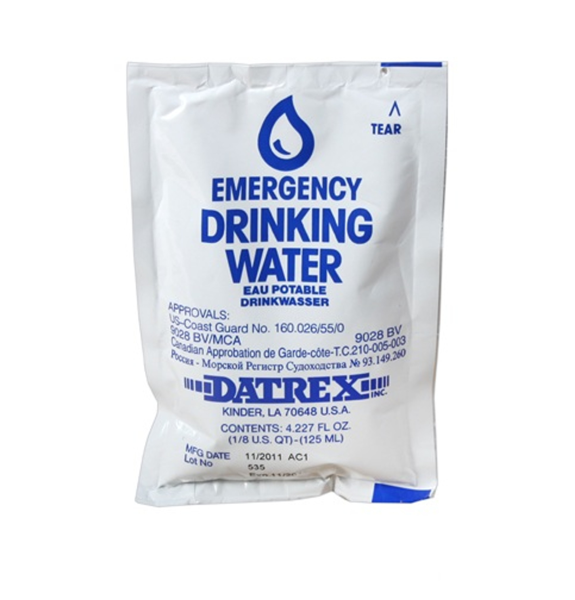 Datrex Emergency Water - 64/Case