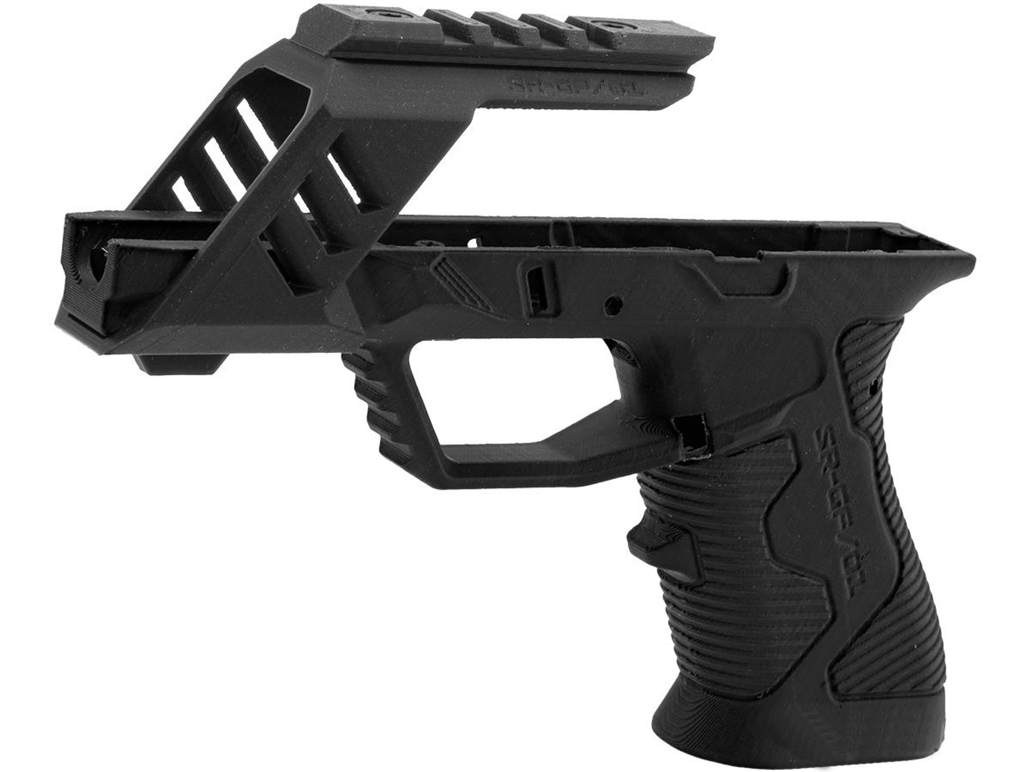 SRU 3D Printed Frame for WE-Tech and Tokyo Marui G Series Pistols (Color: Black)