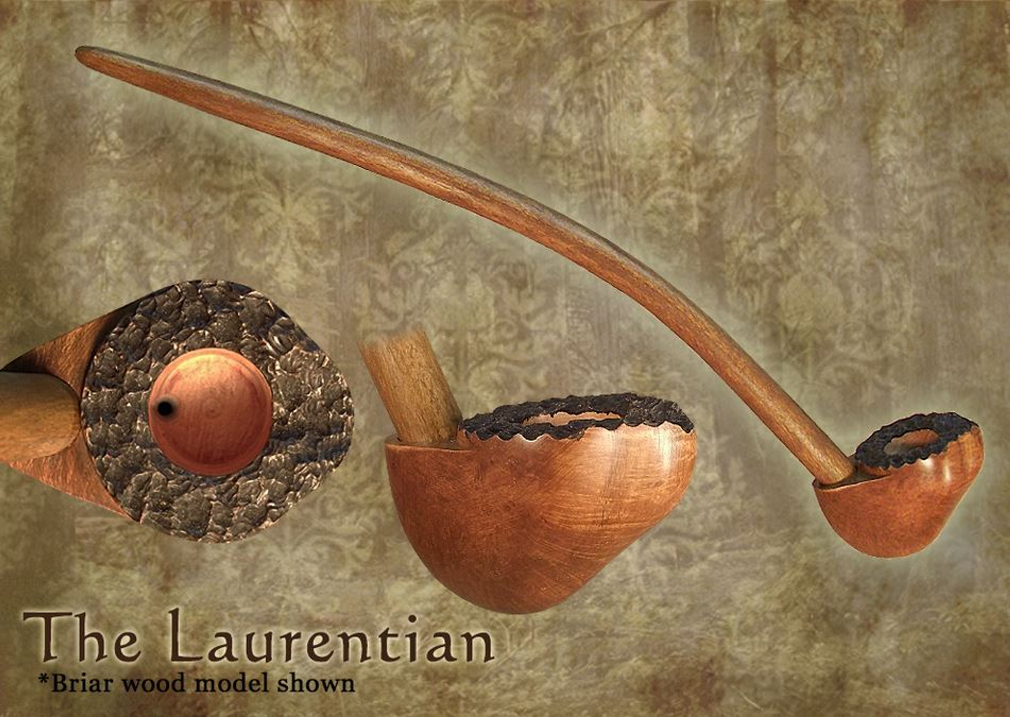 MacQueen Pipes 'The Laurentian'' - Briaar Wood