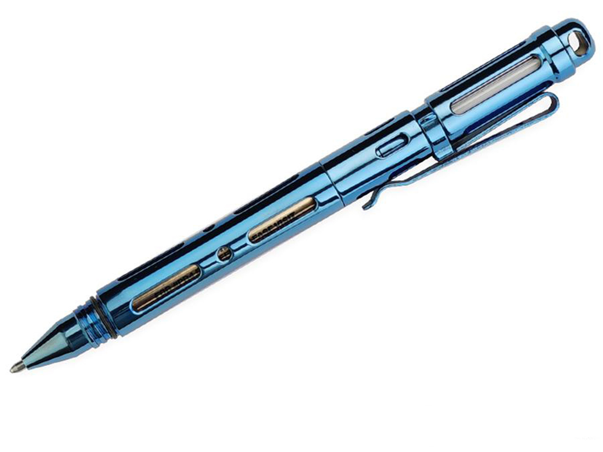 MecArmy TPX25 Titanium PVD Tactical Pen (Color: Blue Tritium / PVD)