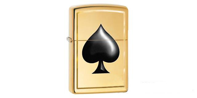 Zippo Classic Lighter - Gold Spade