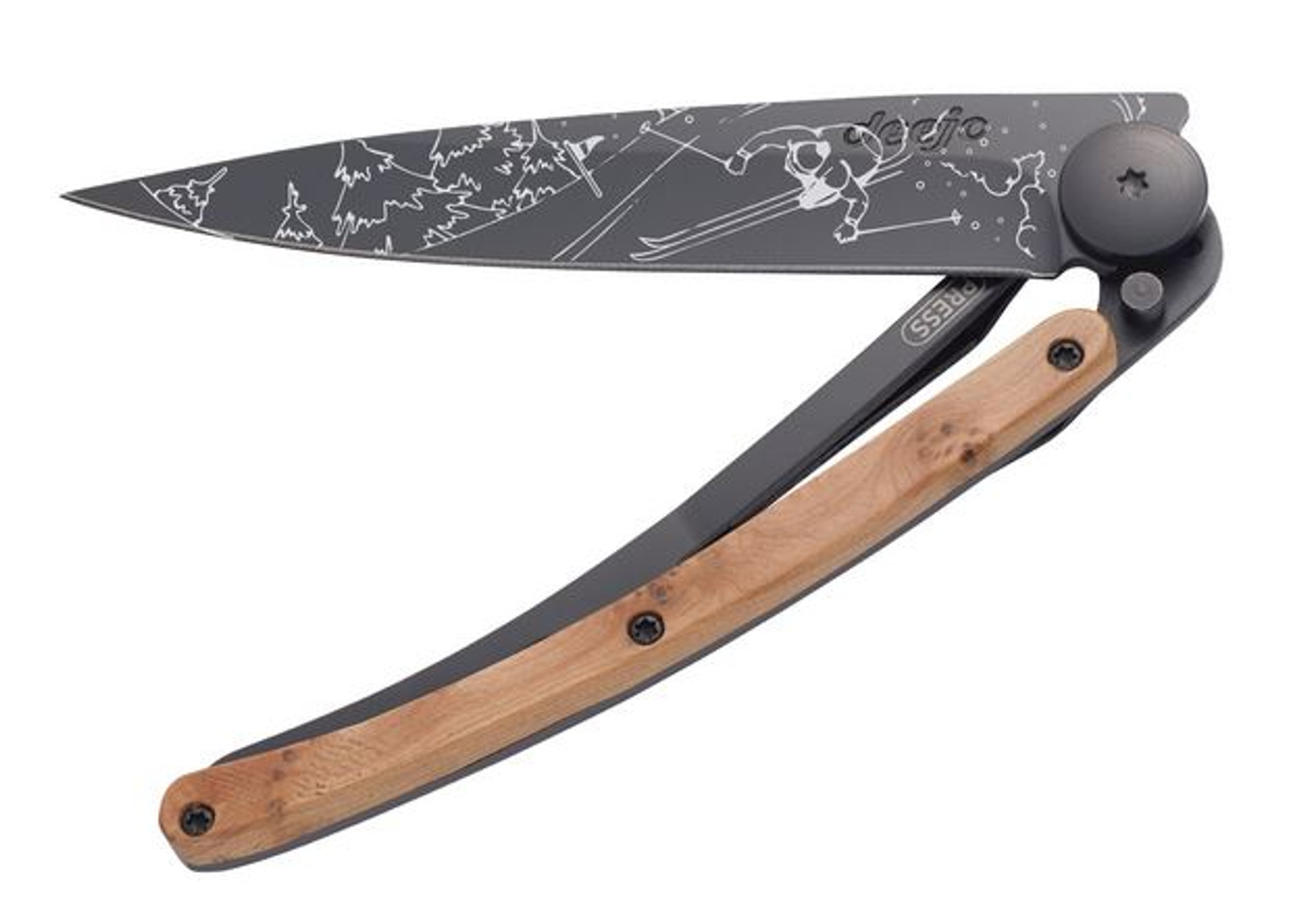 Deejo 1GB116 Juniper Wood Ski Tattoo - 37 gram