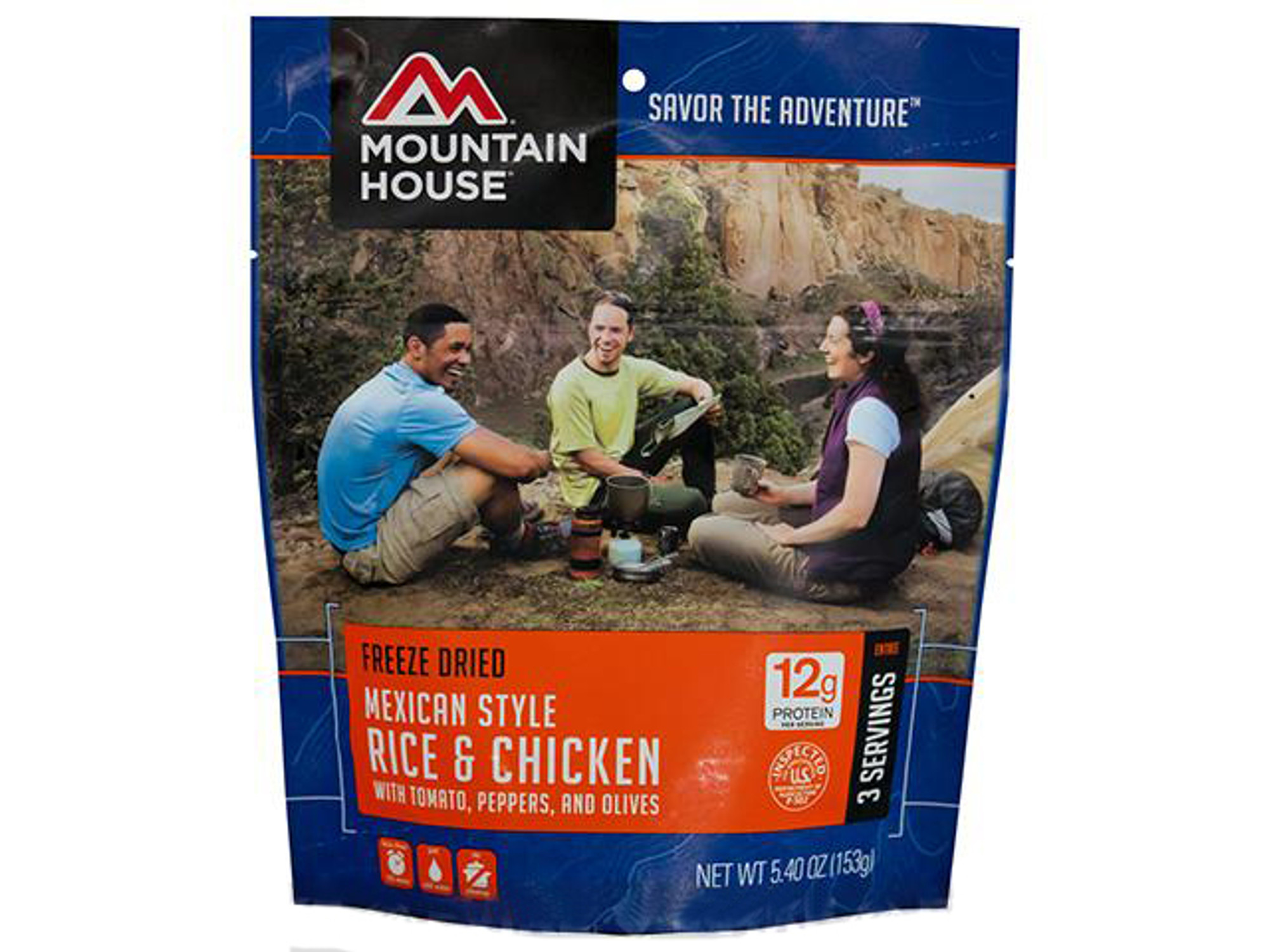 Mountain House Freeze Dried Camping Food (Menu: Mexican Style Rice and Chicken / Entree)
