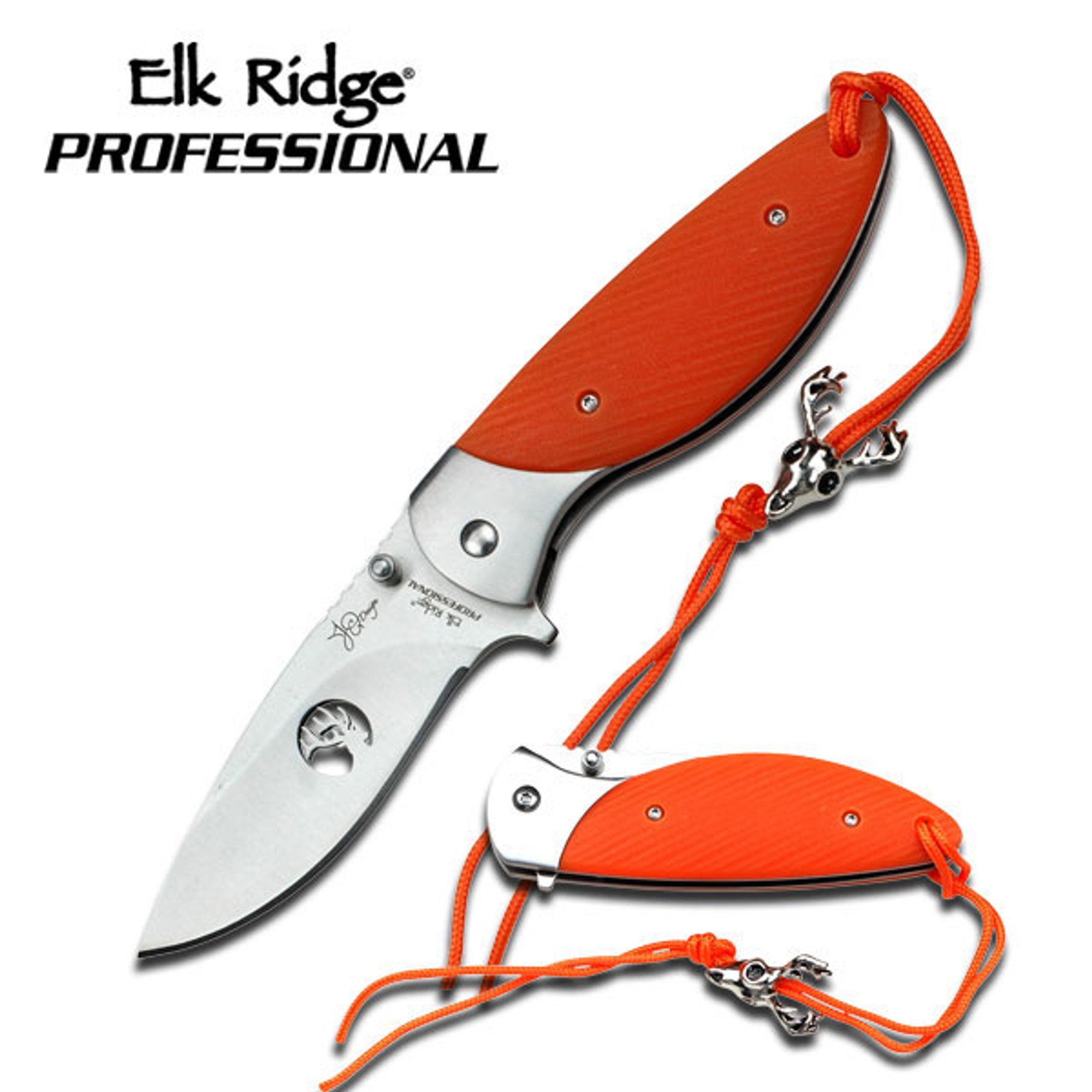 Elk Ridge EP001OR Professional Folder- Orange