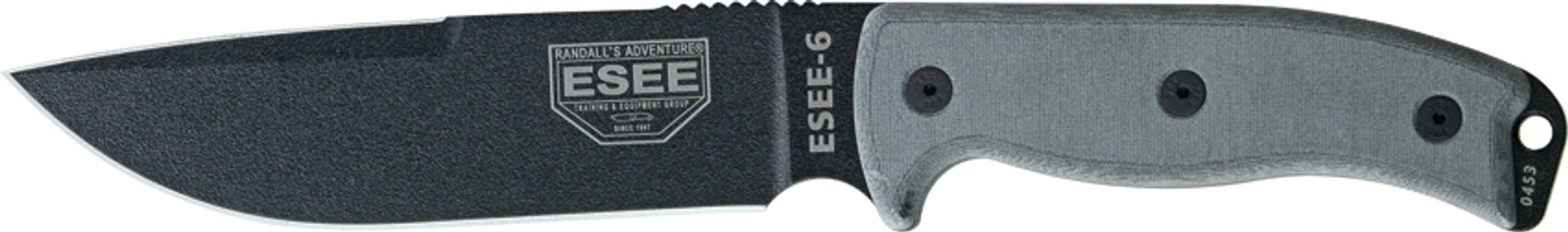 ESEE 6S-CP-OD Clip Point with Serration, OD Sheath