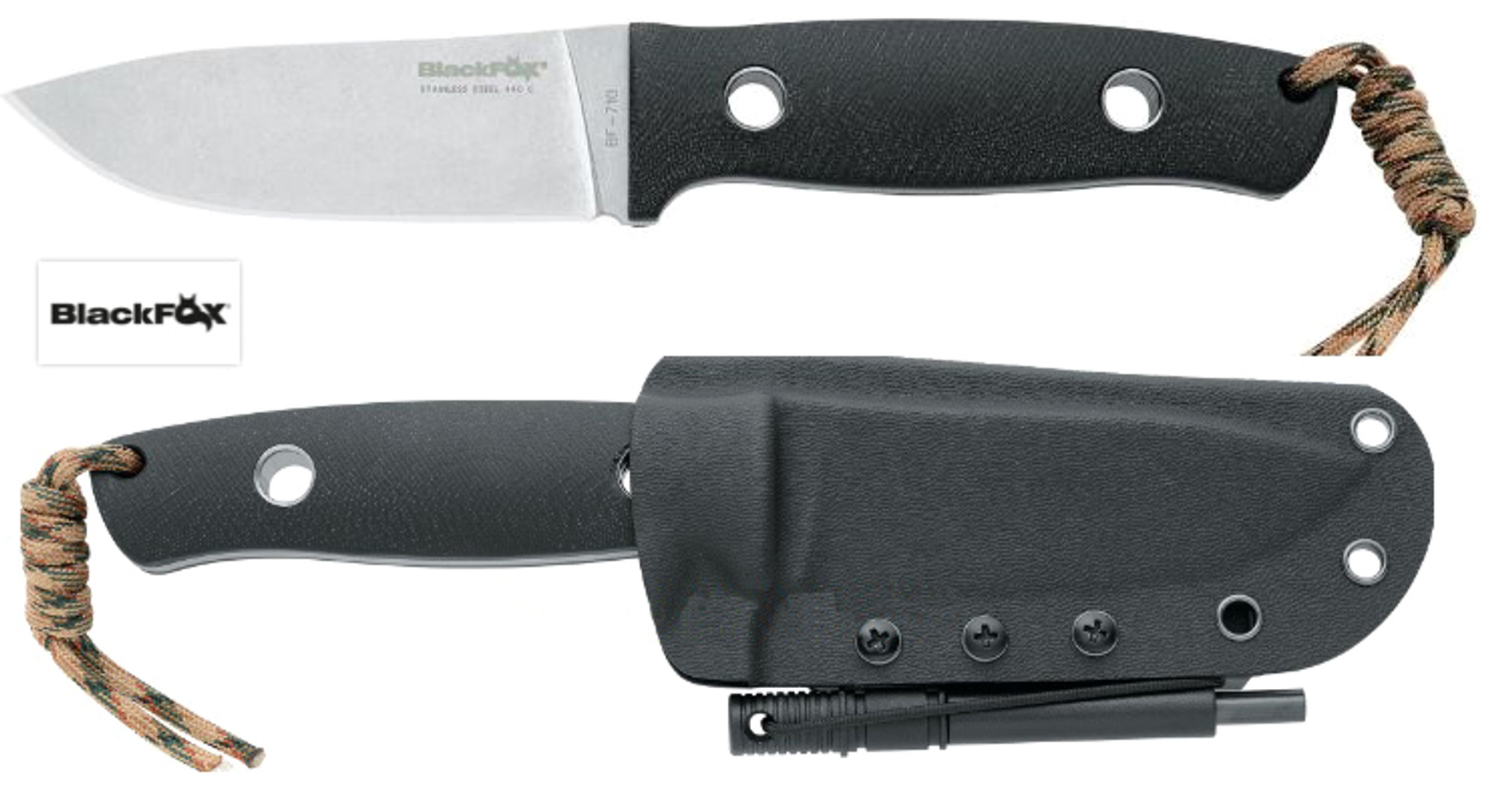 BlackFox BF-710 Vesuvius Fixed Blade Knife