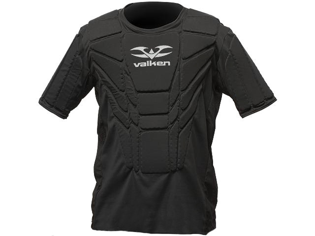 Valken Impact Shirt Upper Body Pads - Black (Size: Small/Medium)
