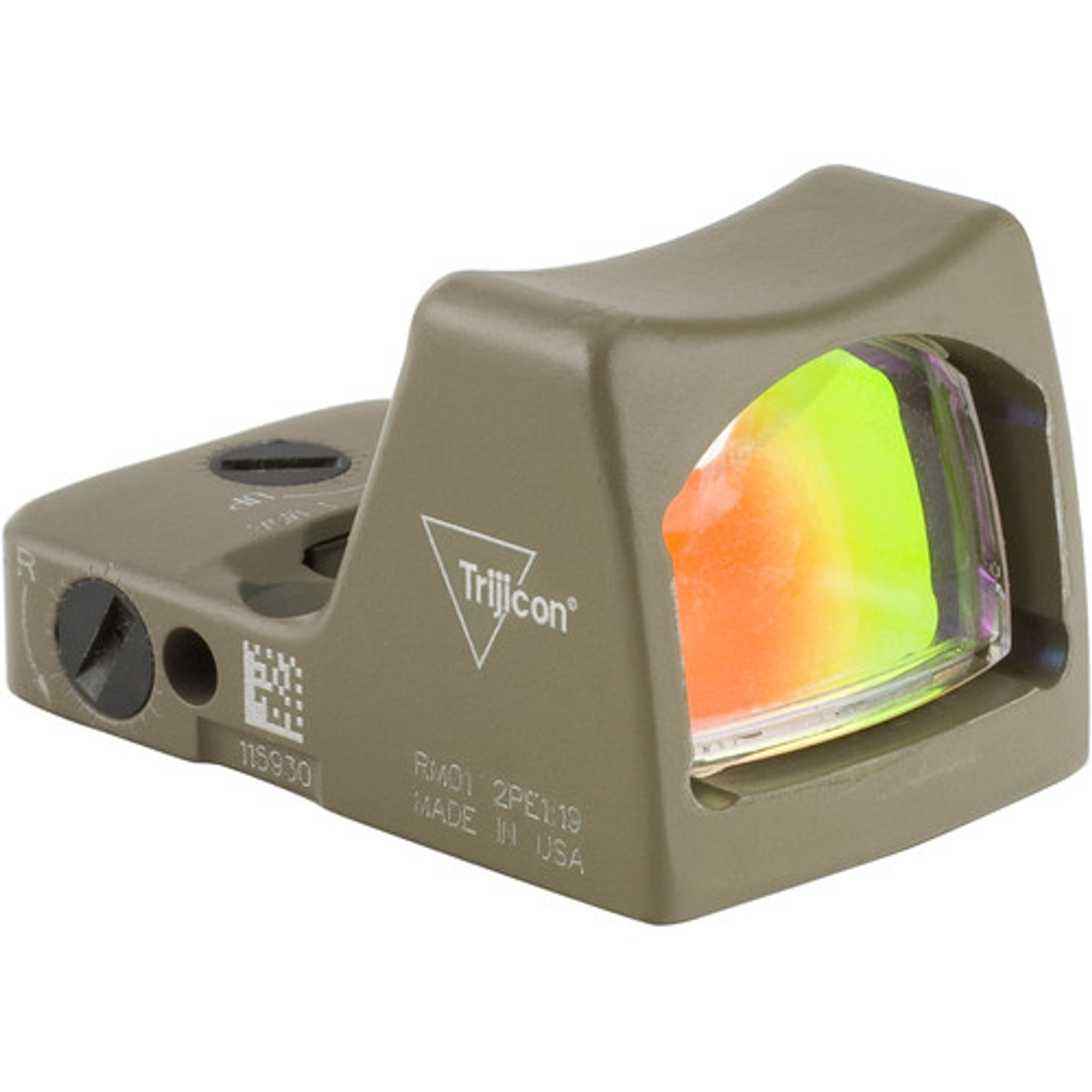 TRIJICON RMR TYPE 2 3.25 MOA RED LED CERAKOTE FDE