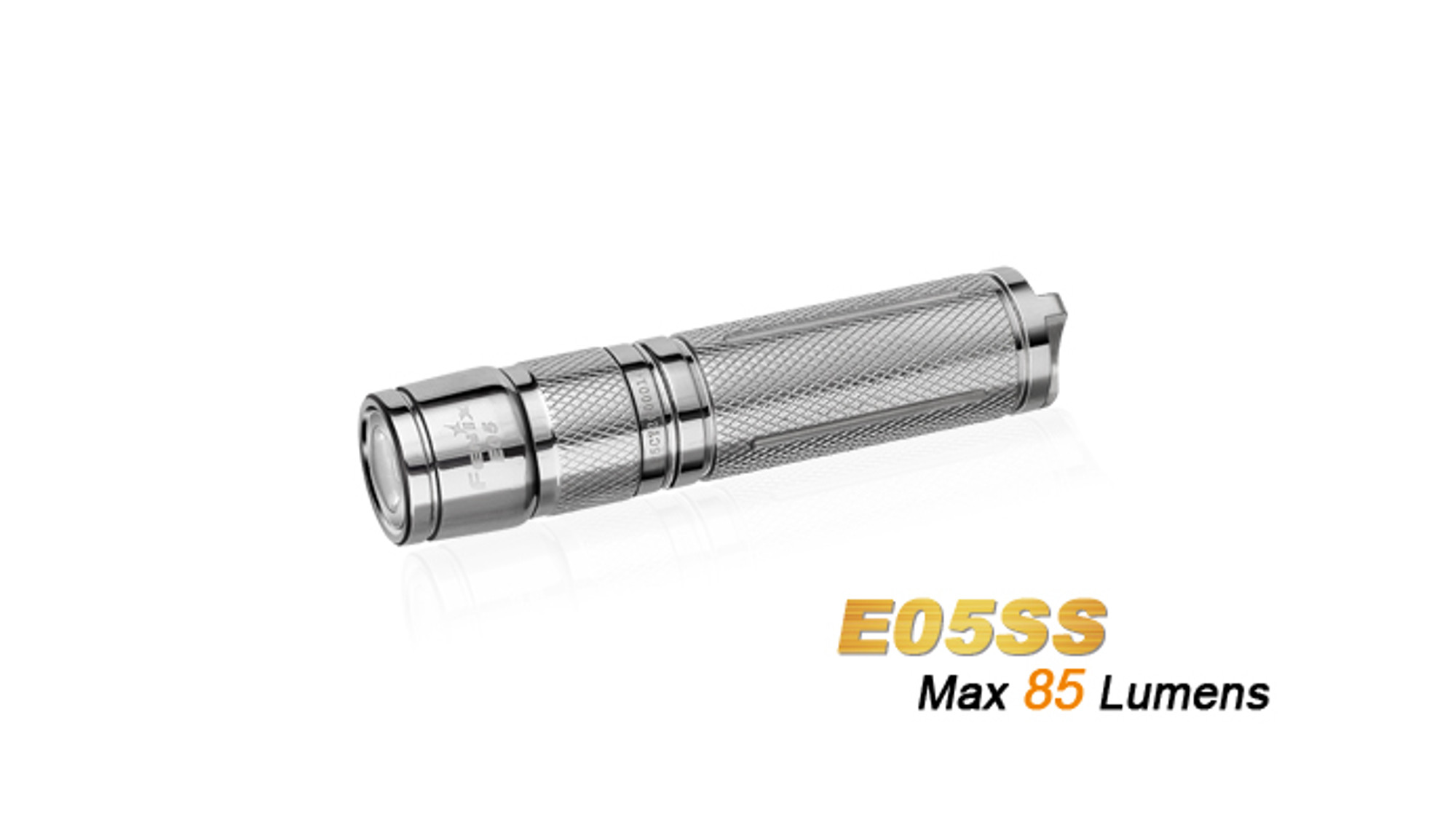 Fenix E05SS 85 Lumens - Stainless Steel