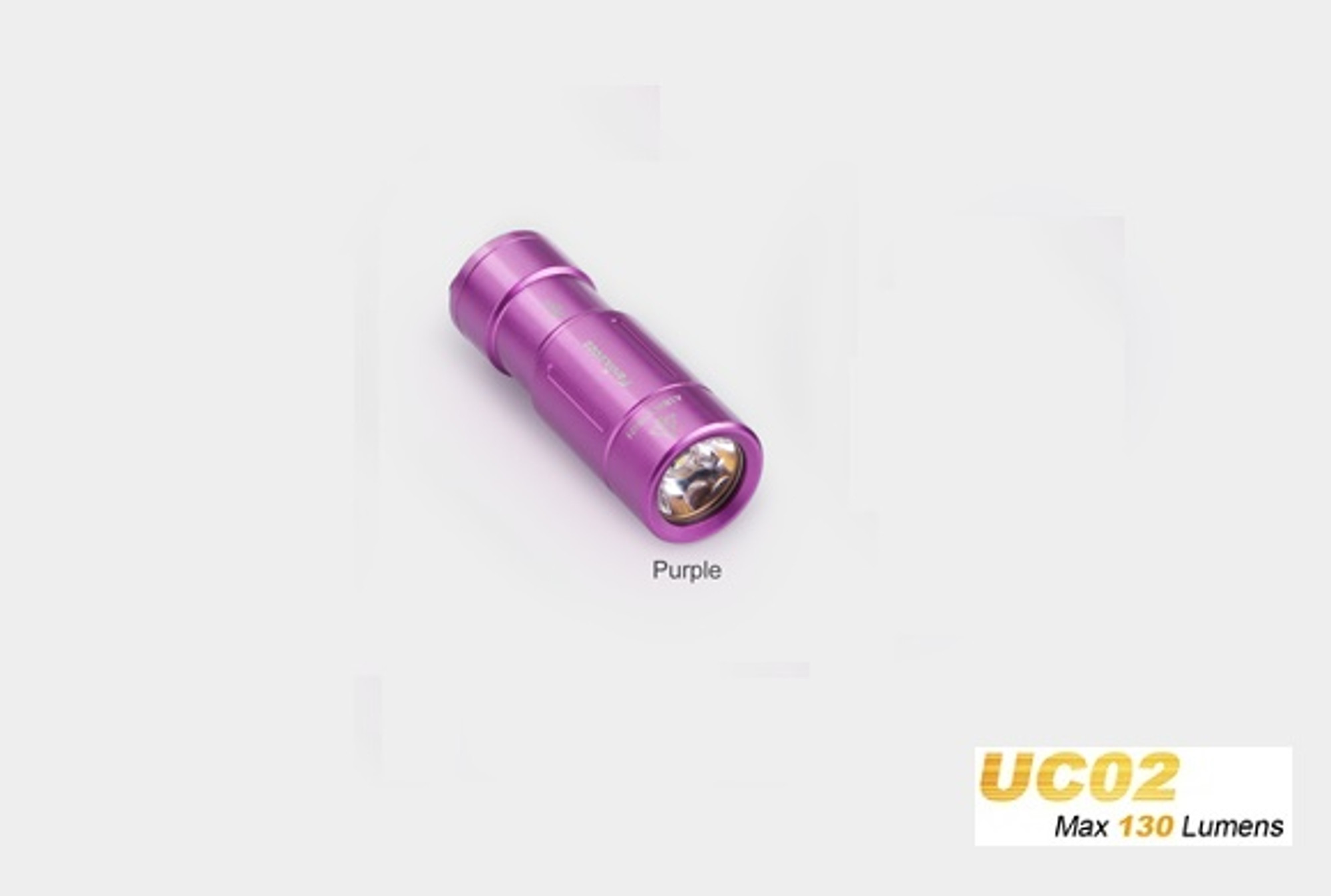 Fenix UC02 Rechargeable Keychan Light 130 Lumens - Purple