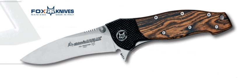 Fox Italy Elishewitz Bocote 460B Folder, 440C, 01FX242