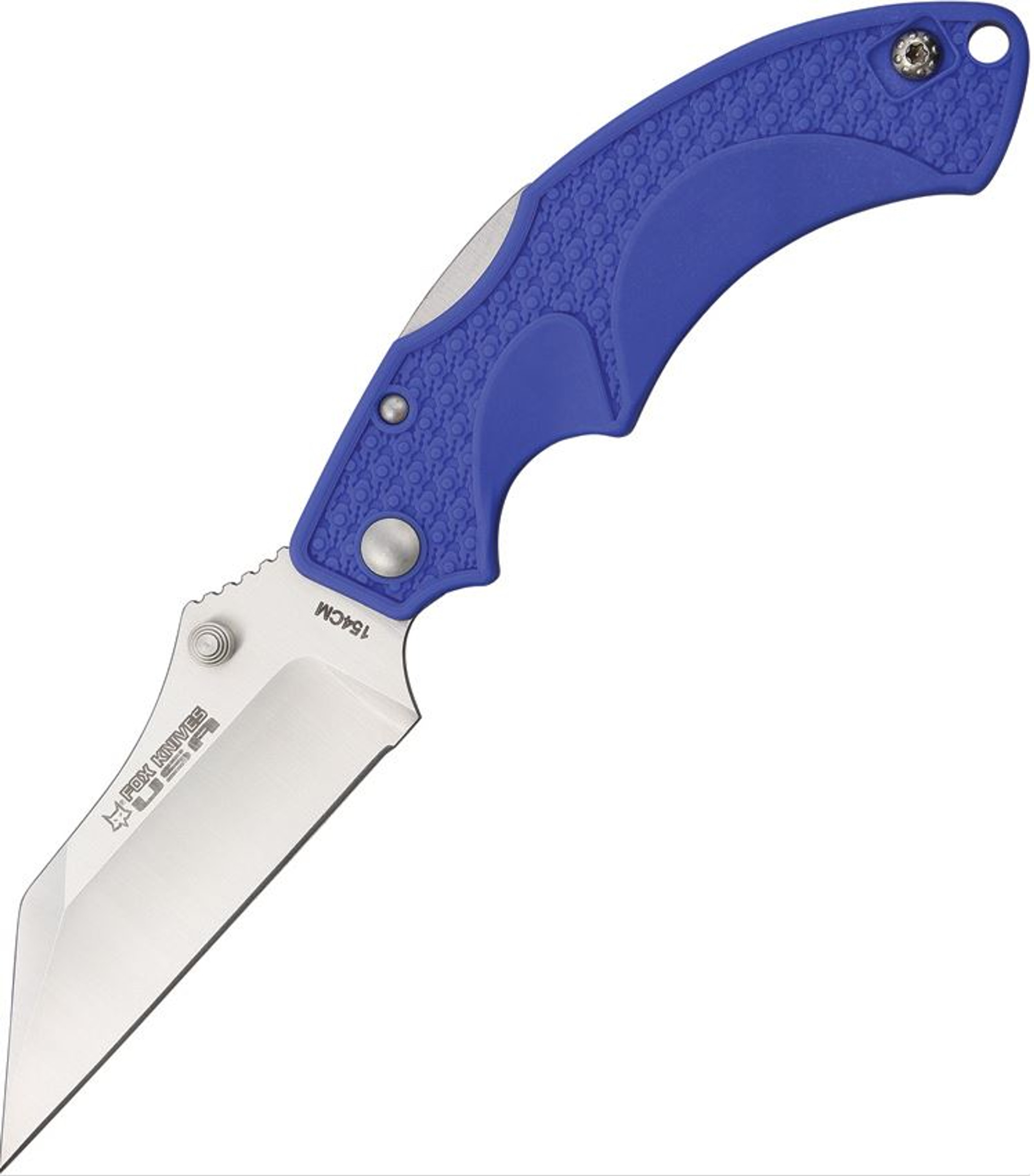 Fox USA DRGWCBL Drago Folding Knife, 154CM, Blue