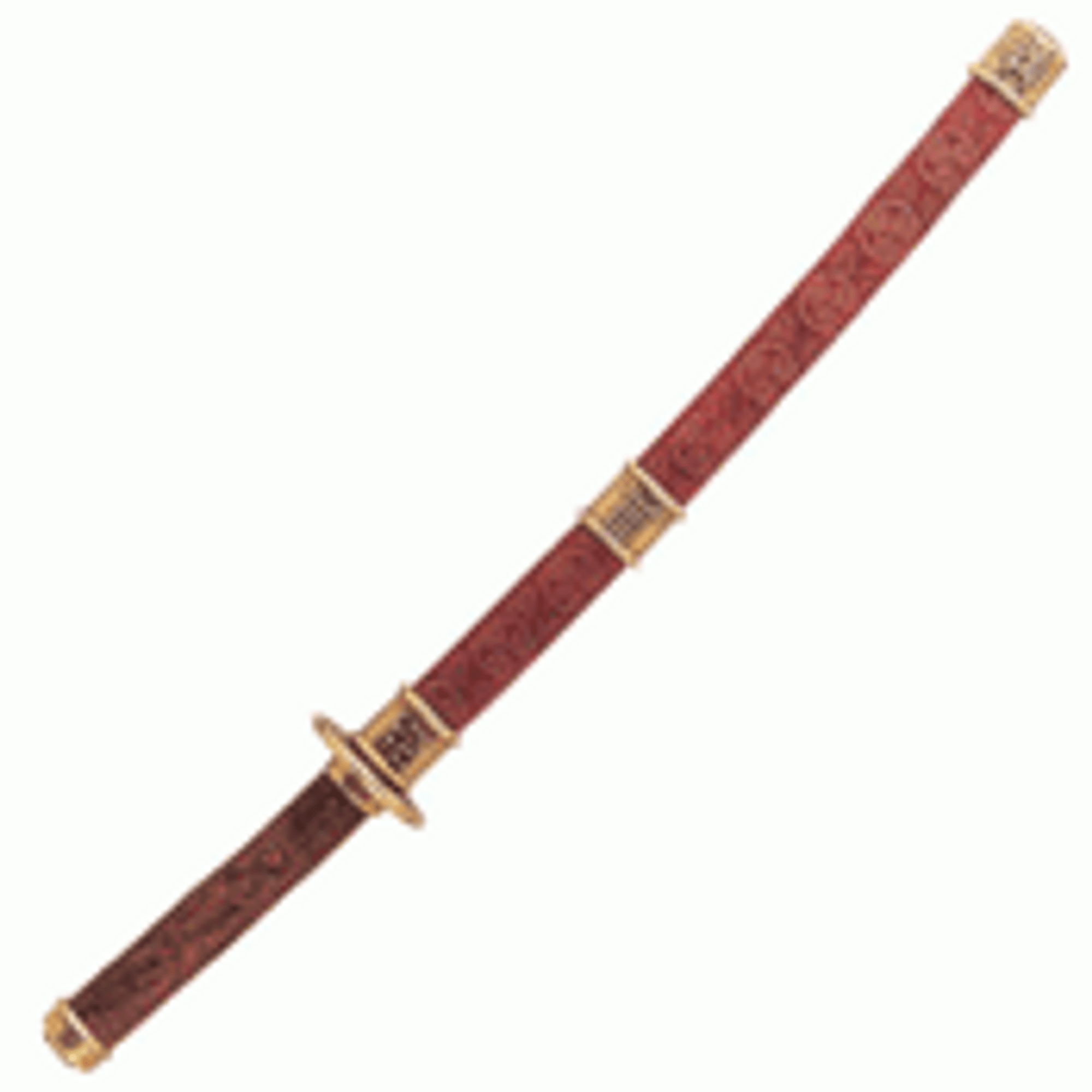 Edo Period Wakizashi - Red/Gold