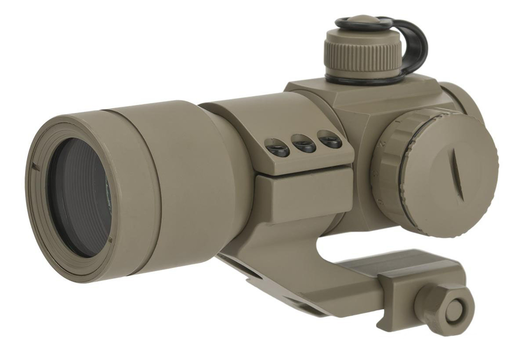 G&G Tactical Red/Green/Blue Dot with Cantilever Weaver Mount - Tan