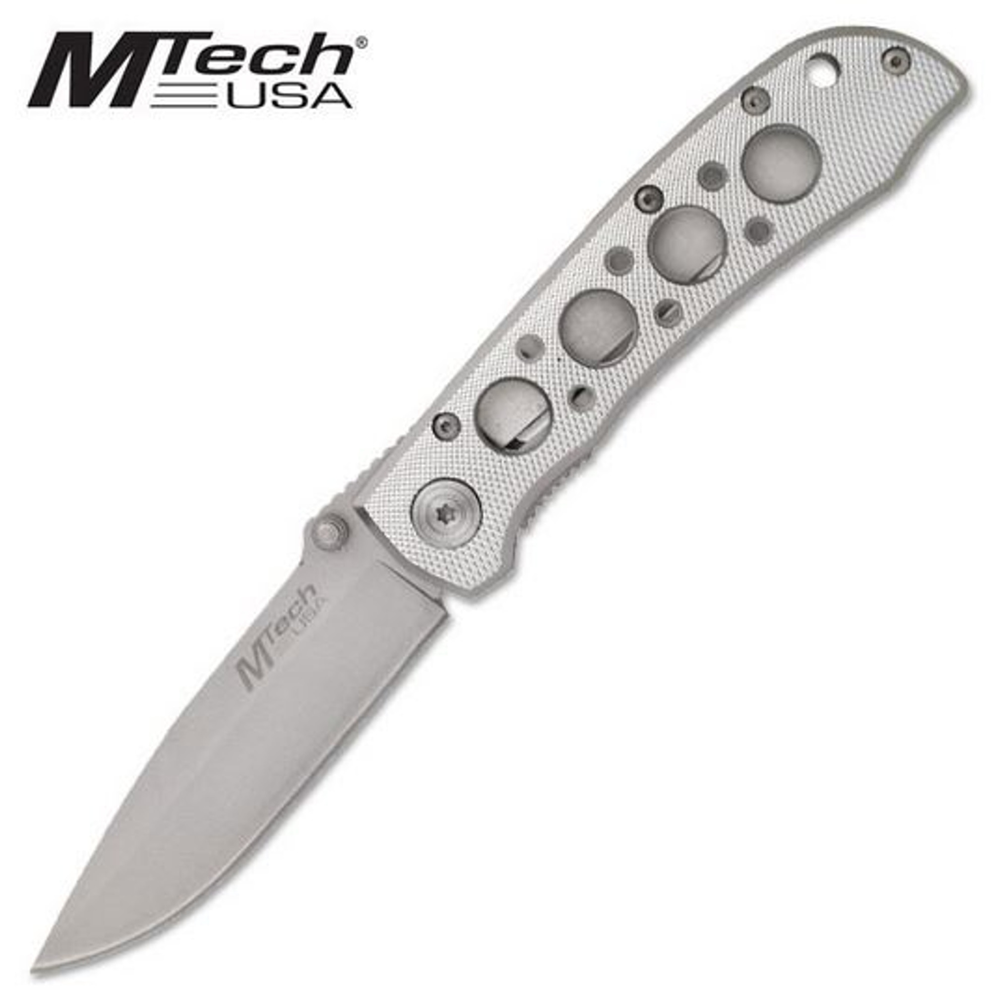 MTech 077S Tactical Folder Silver