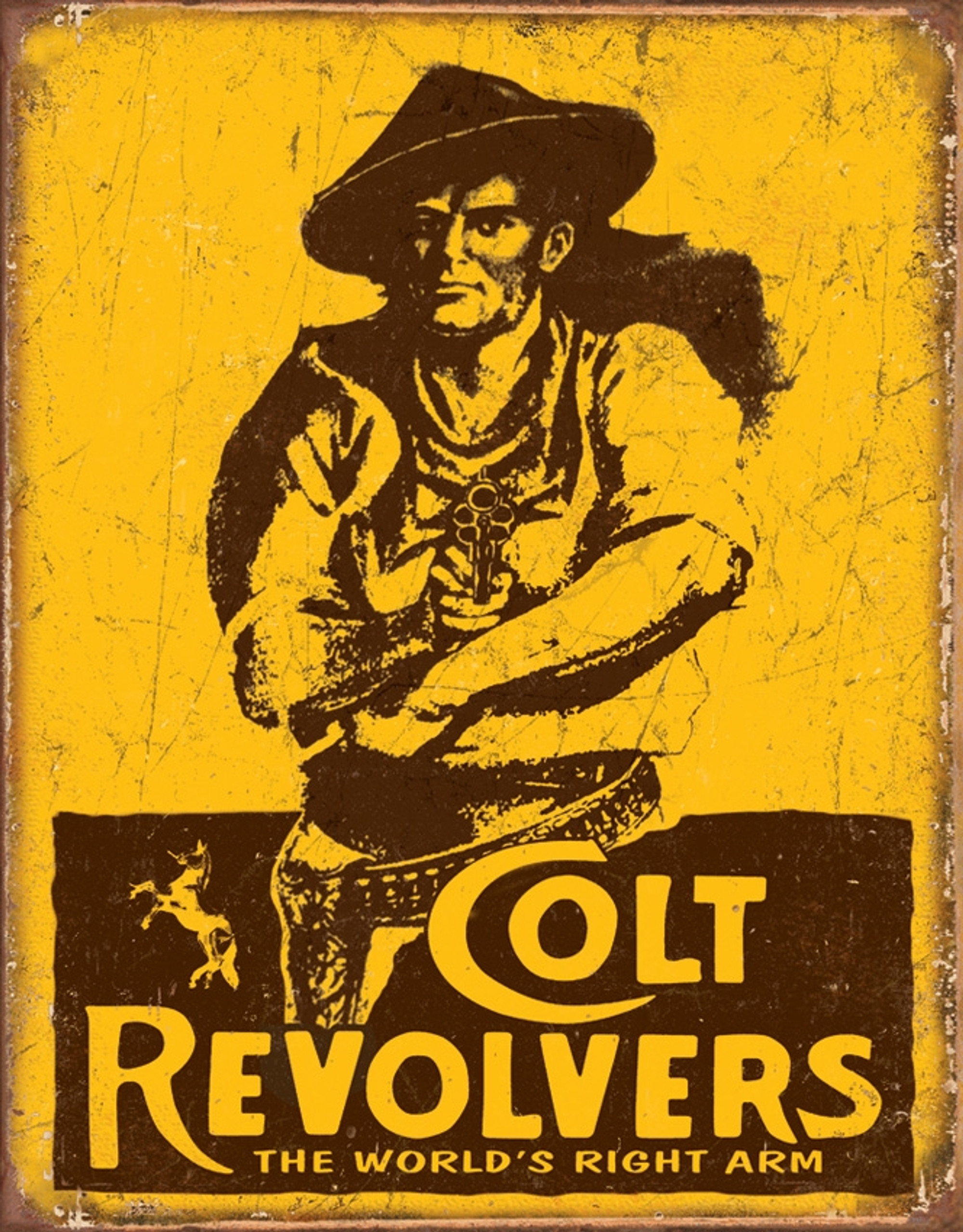 Tin Signs - Colt - Worlds Right Arm