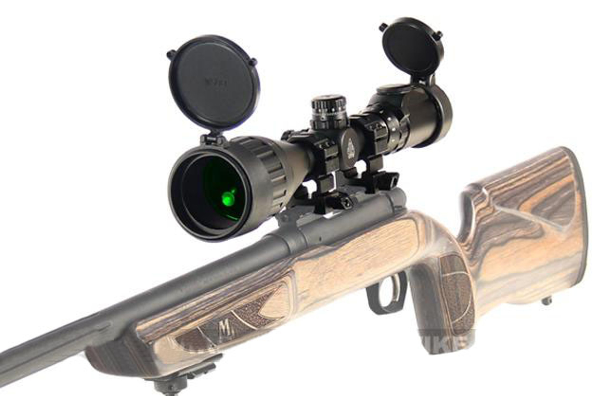 UTG 1" 3-9X50 AO True Hunter IE Scope w/Zero Locking/Reset WE, Rings & Sunshade