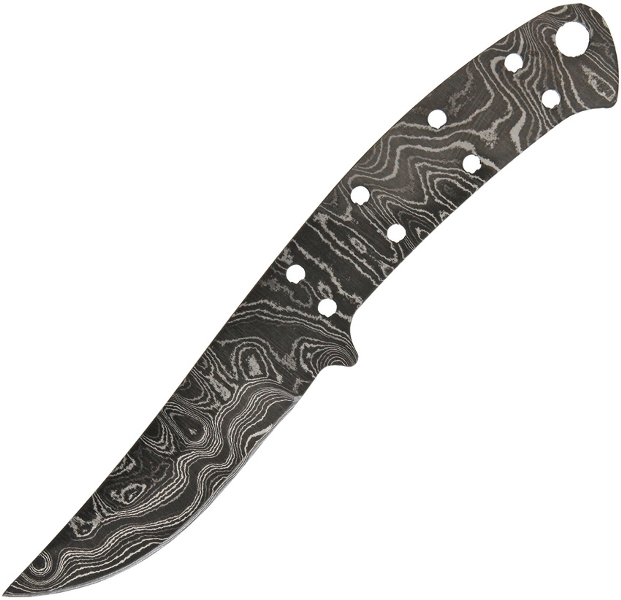Damascus Knife Blade ADS076