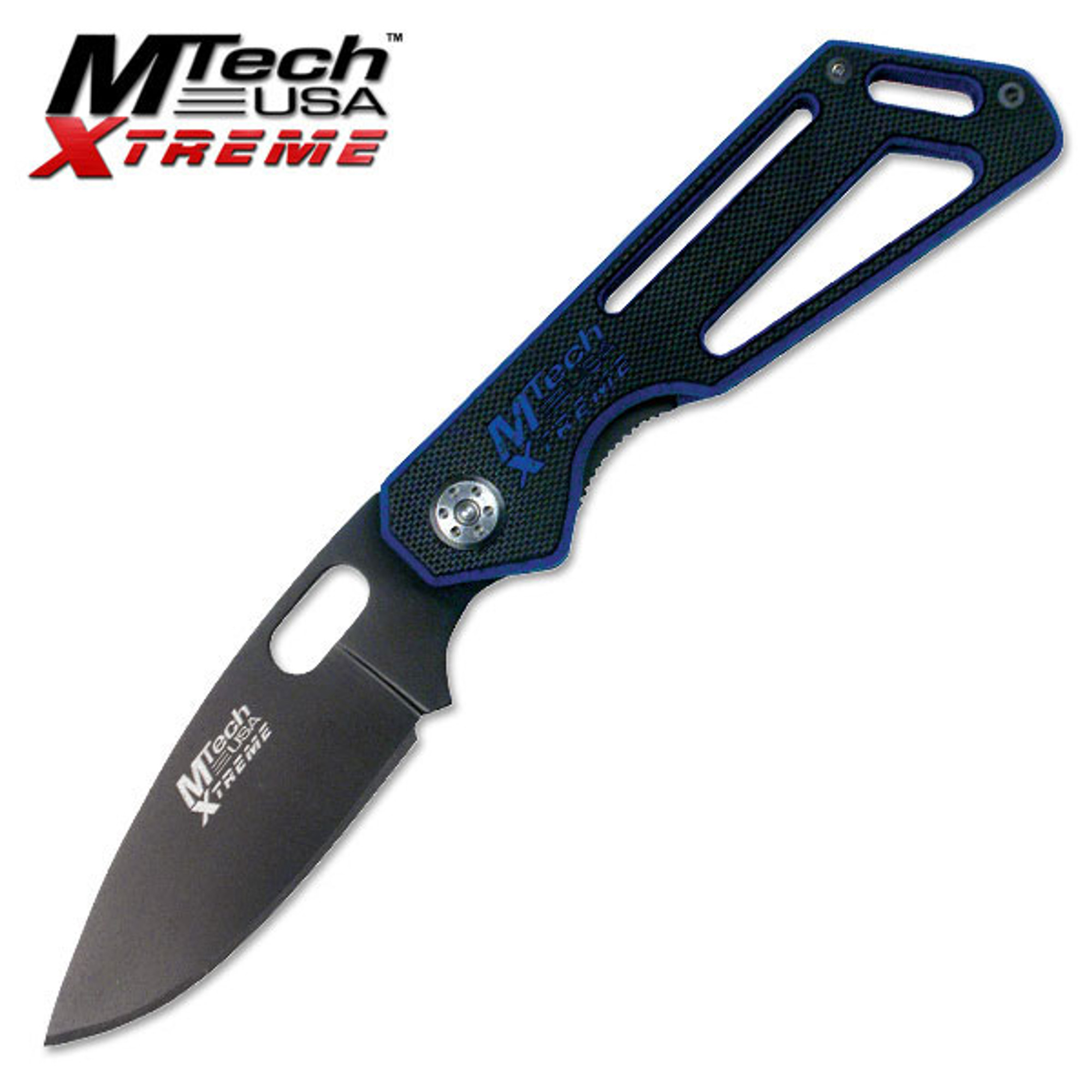 MTech Xtreme MX8002BL Blue/Black G-10 Folder