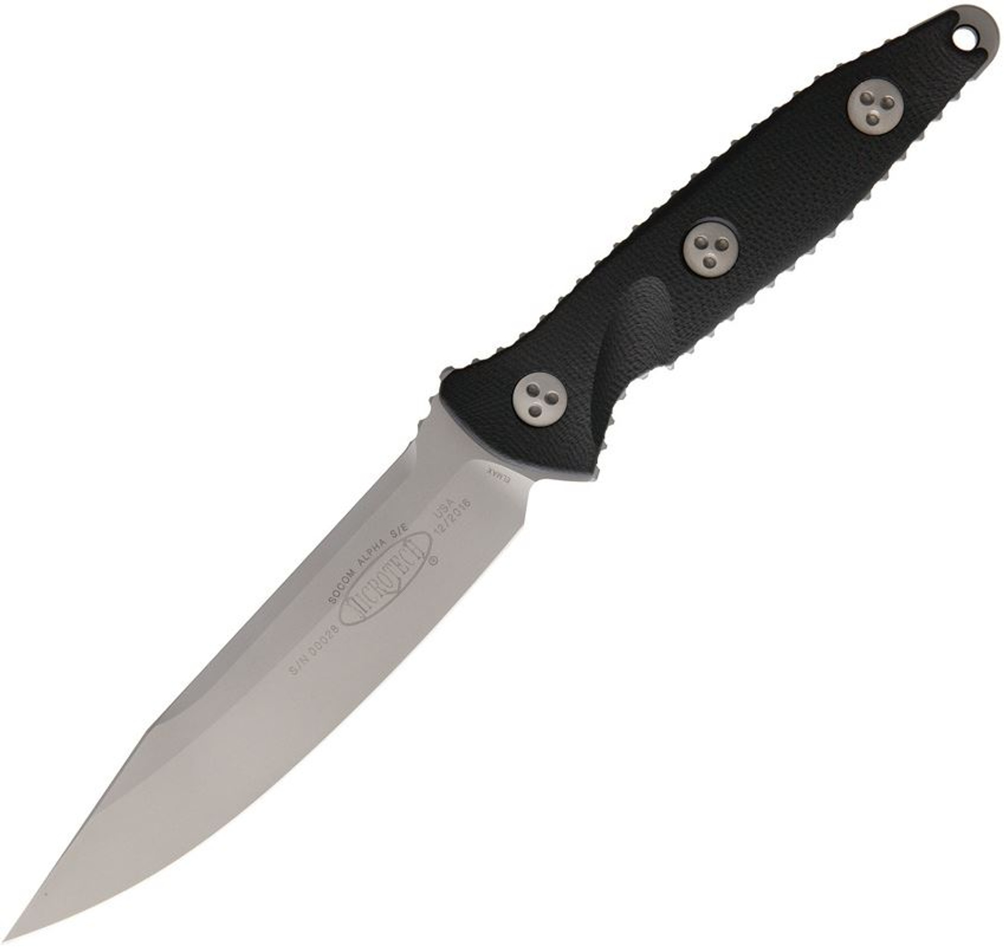 Microtech 1137 Socom Alpha Beadblast w/ Kydex Sheath